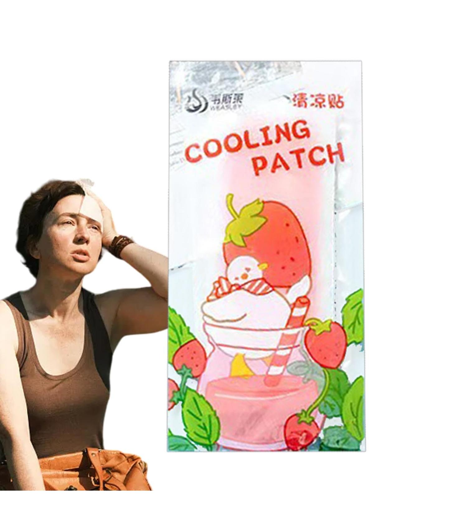 Cool Patches For Fever | Fever Patches For Adults Fruit Scent Kids Ice Pack Soft Small Ice Packs For Kids Cool Patches Portable Soothe Headache - Buy Online on GoSupps.com
