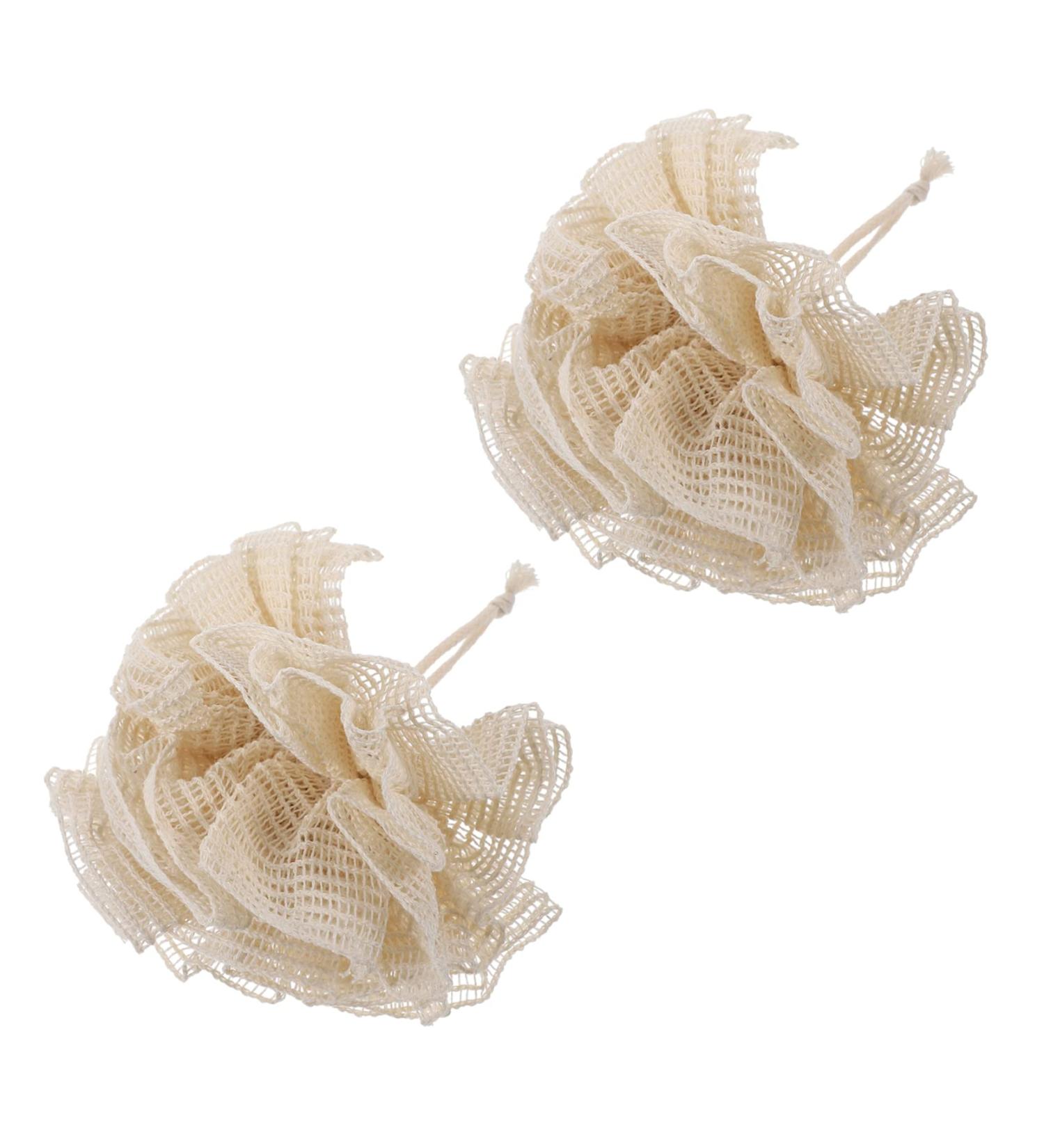 Buy NOLITOY 2pcs Bath Sponge Loofah - Relaxing Foam Bath Balls for Women | Shower Bubble Maker & Strainer - Buy Online on GoSupps.com