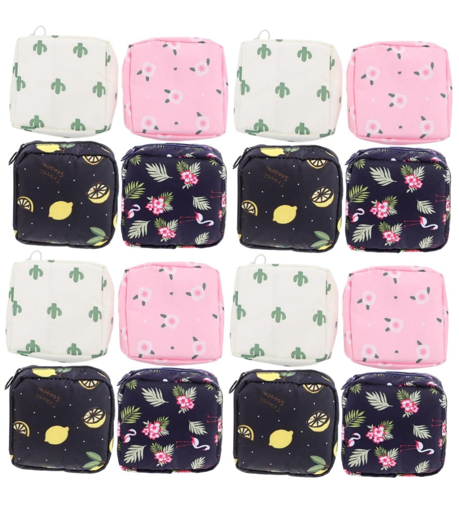 Lurrose 16 pc Storage Bag - Women's Bandages & Period Pockets for Teens - Oxford Fabric Hygiene Bags for Travel - Buy Online on GoSupps.com