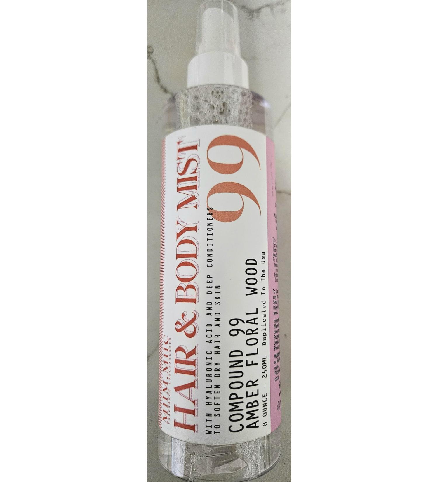 Hair & Body Mist 8 fl oz. compound 99 Amber floral wood
