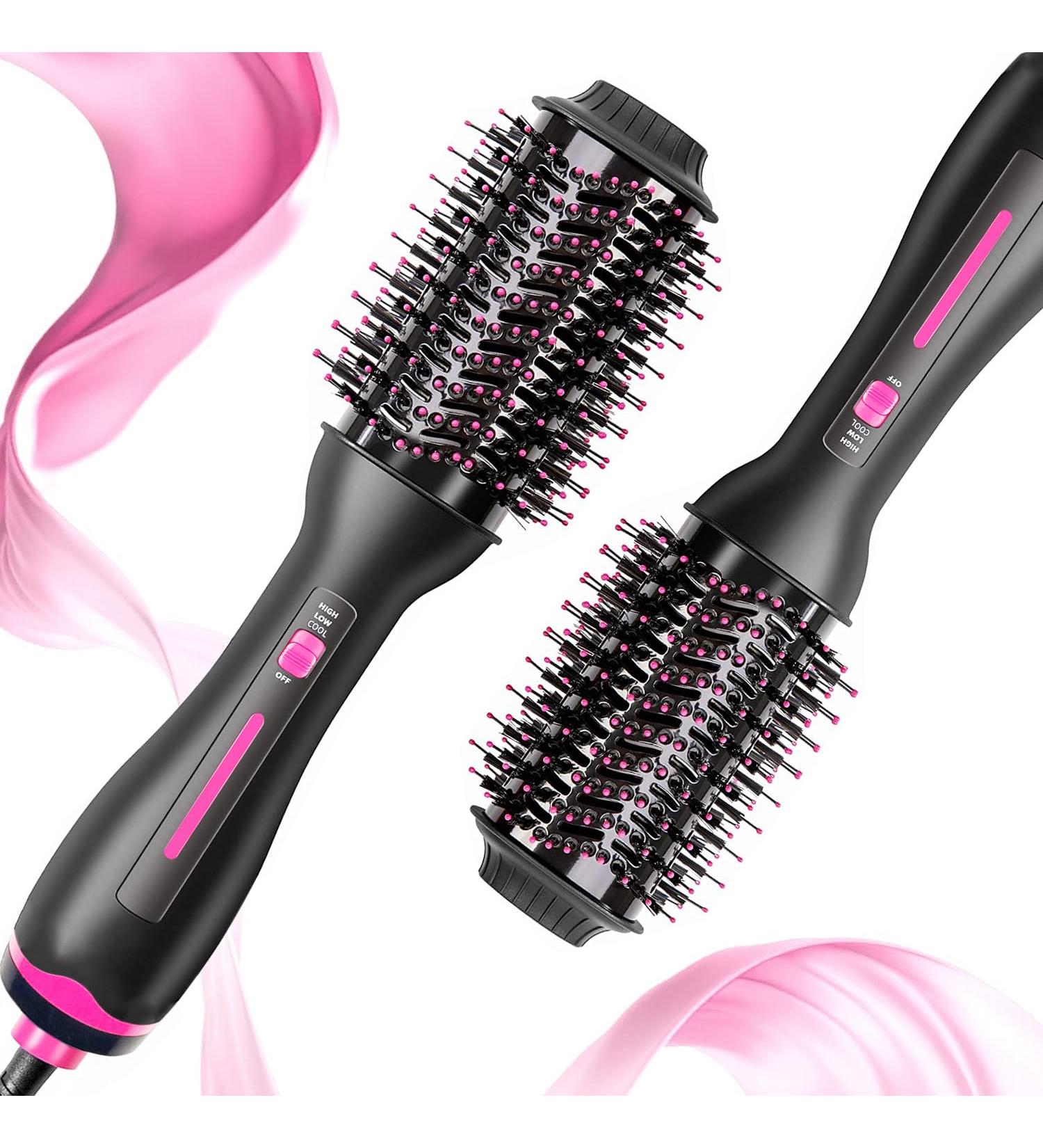 Lanboo 3 in 1 Hair Dryer Brush: Adjustable Temperature Hot Air Styler for Women - Hair Volumizer & Styling Tool for Short, Medium, Long Hair - Buy Online on GoSupps.com