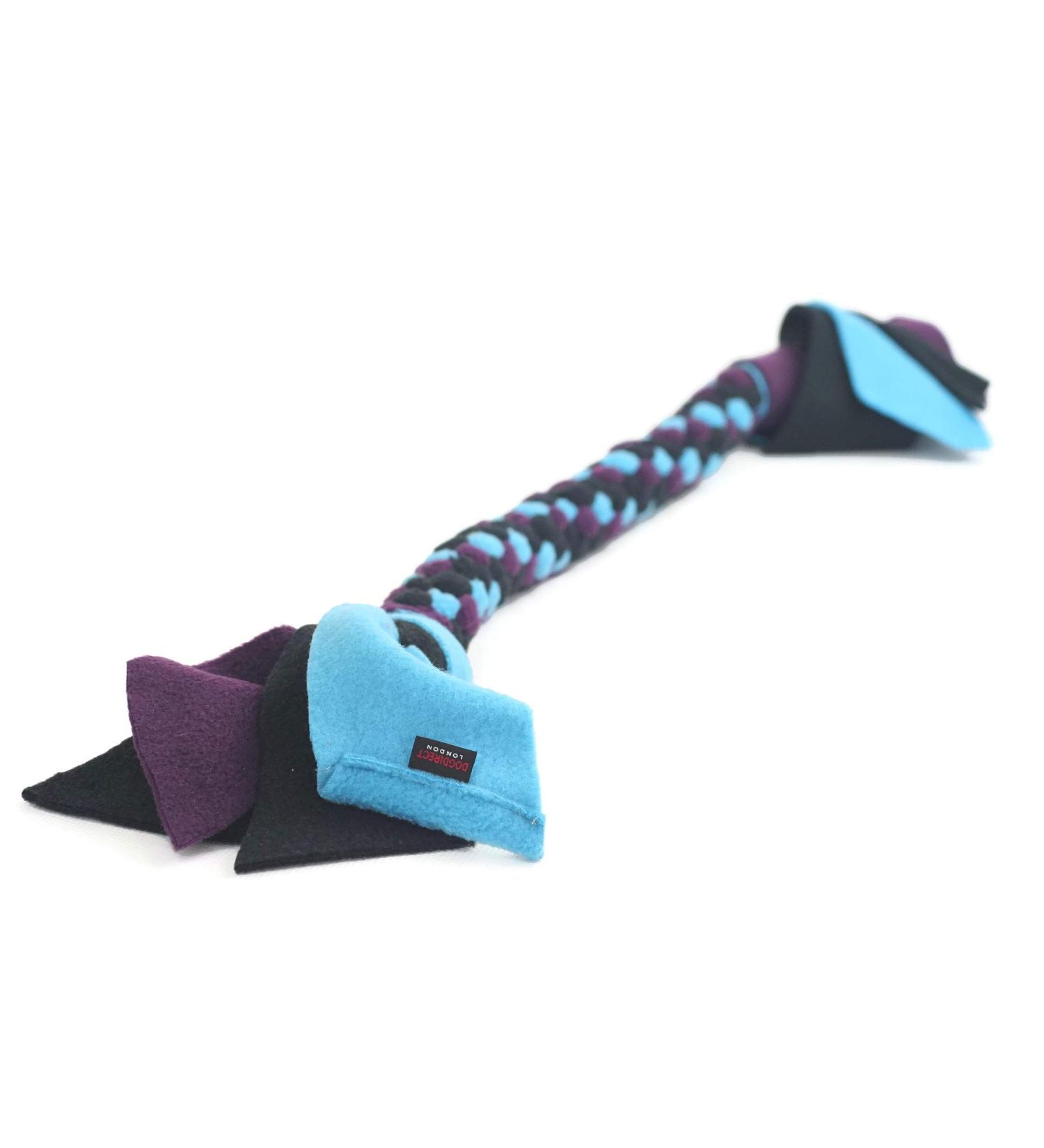 DogDirect London DOG TOY PUPPY TOYS TUG Toy FLEECE Round DOG ROPE TOY PUPPY PLAY TUGGER DOG TRAINING TUGS SOFT and FLEXIBLE TUG ROPES HAND MADE (Small Blue) SOS3 Small Blue - Buy Online on GoSupps.com