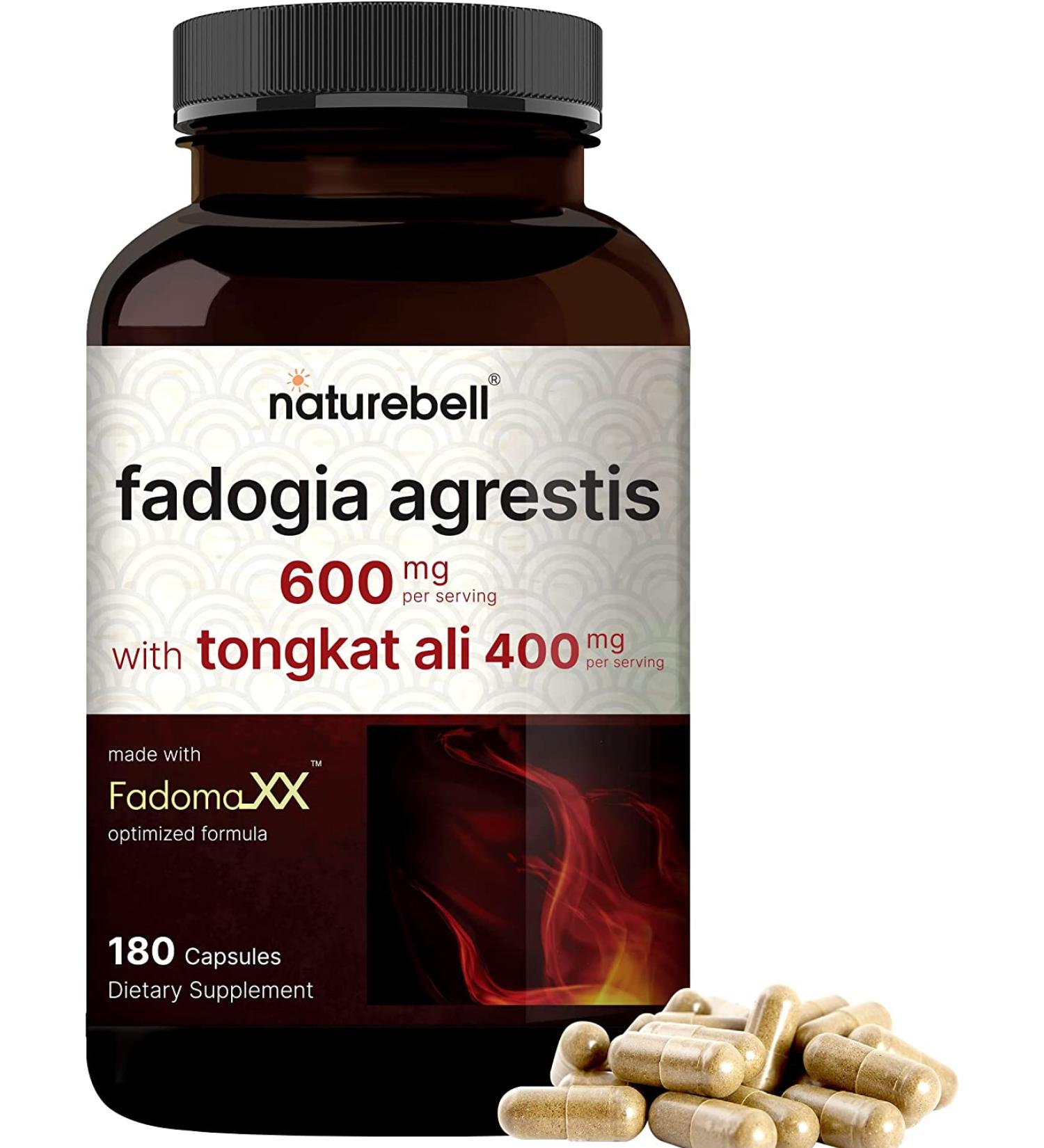 Fadogia Agrestis 600mg with Tongkat Ali 400mg | 180 Capsules | Enhanced Bioavailability | 20:1 Extract | Longjack - 90 Servings - Buy Online on GoSupps.com