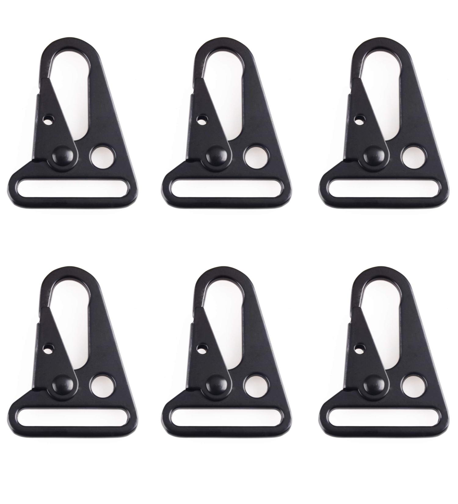 TRIWONDER Heavy Duty Snap Hooks - 1.25 Black (6-pack) for Paracord Outdoors Bag Backpack - Buy Online on GoSupps.com