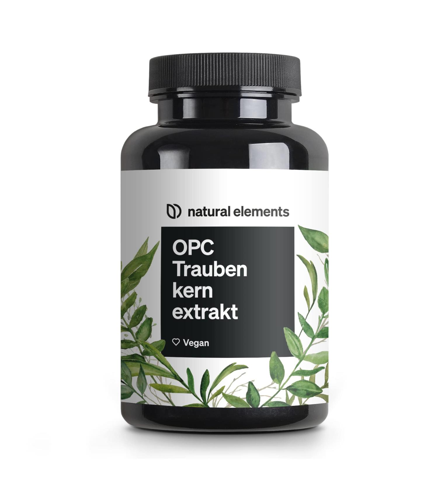 Buy OPC Grape Seed Extract - 240 High-Dose Vegan Capsules | Pure European OPC Proven Quality 8-Month Supply Made in Germany - Buy Online on GoSupps.com