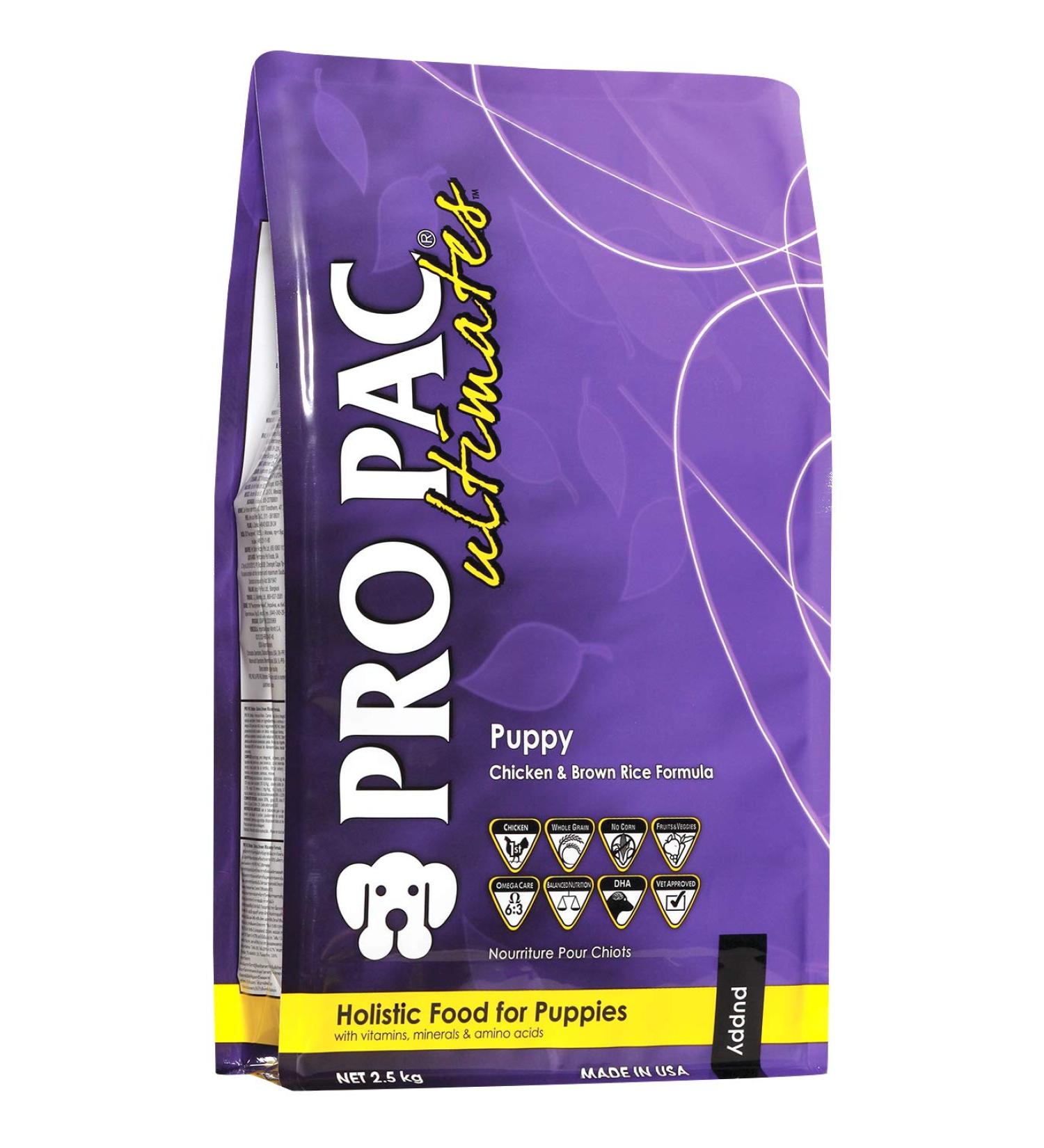 PRO PAC Ultimates Puppy Chicken and Brown Rice 2.5-Kilogram 1-Pack 2.5 kg - Buy Online on GoSupps.com