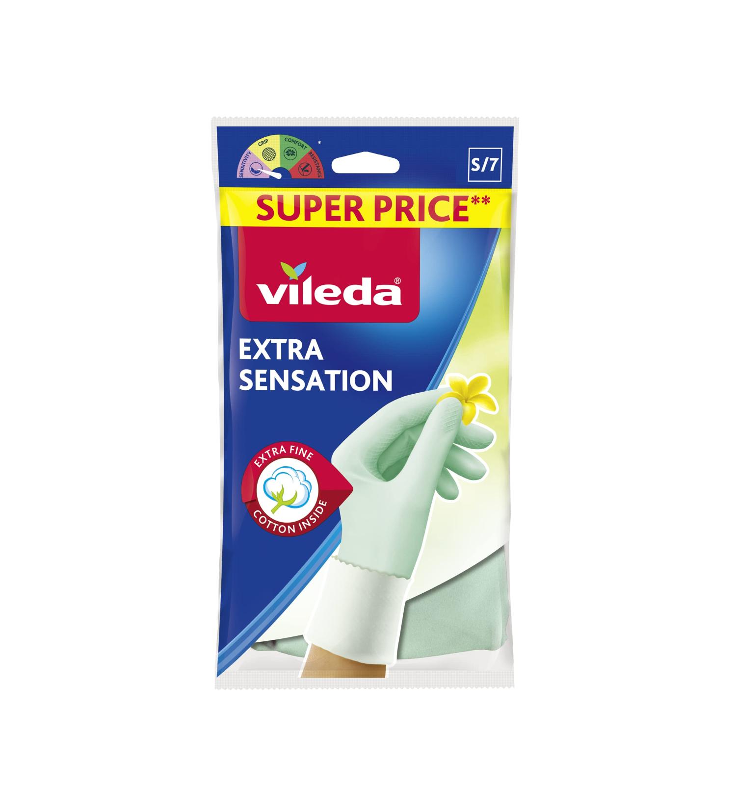 Vileda Protection Gloves S - 1 Pack | Durable & Comfortable for All Tasks | International Shipping Available - Buy Online on GoSupps.com