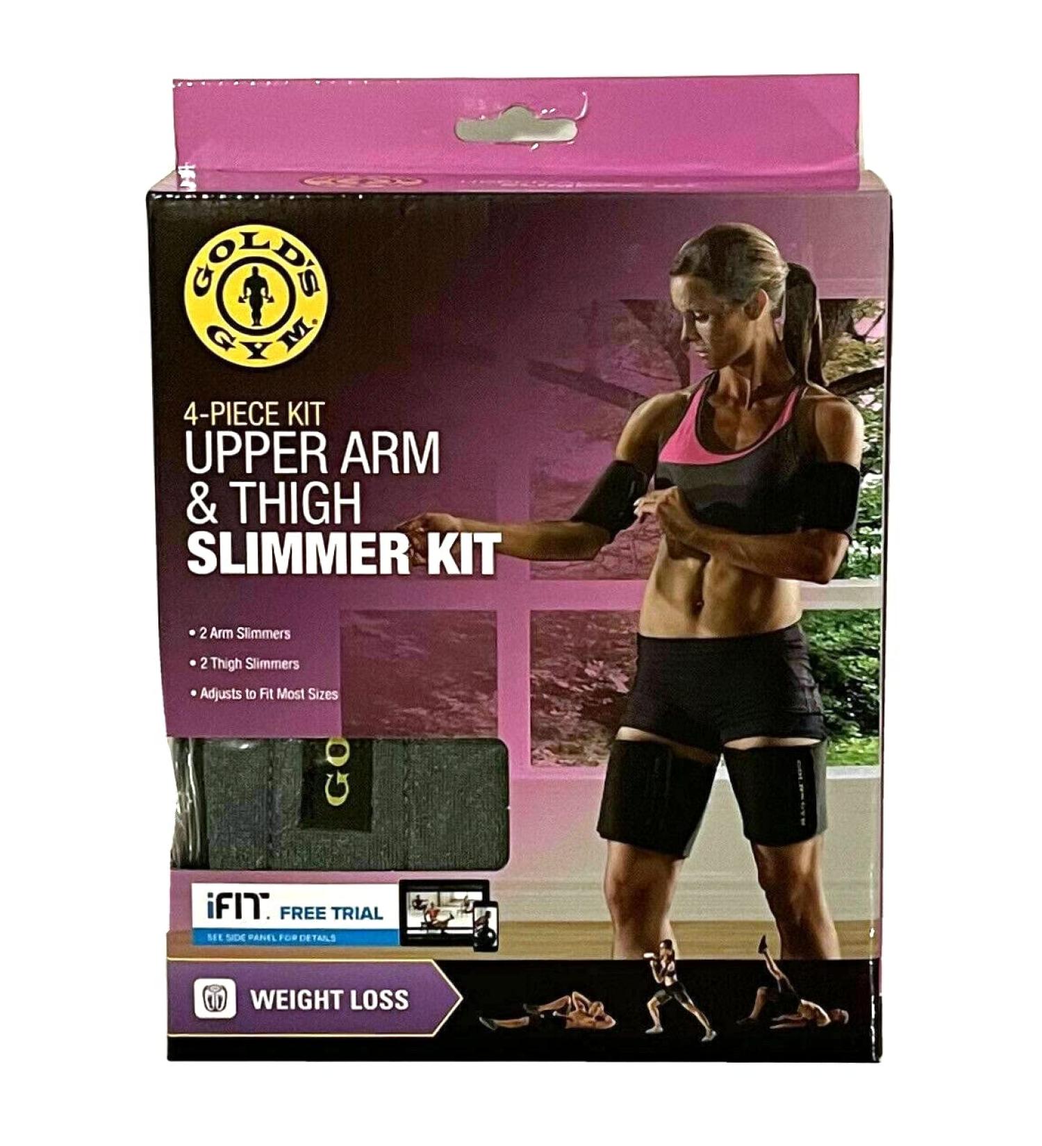 Gold's Gym Arm & Thigh Slimmer Kit - 4-Piece Set for Fast Water Weight Loss - Buy Online on GoSupps.com