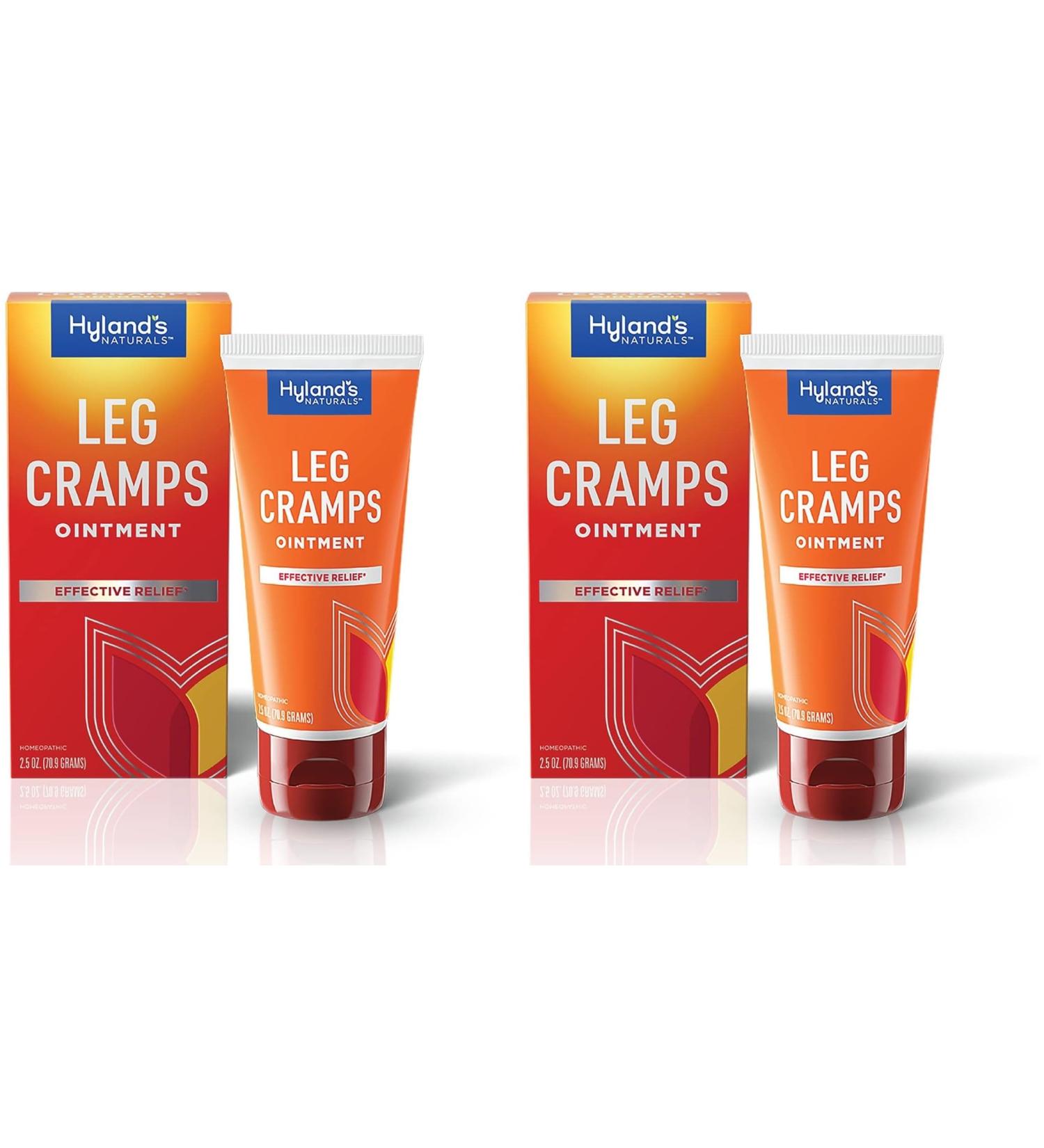 Hyland's Naturals Leg Cramps Ointment Arnica Gel Leg Cramp Relief Natural Relief of Calf Leg and Foot Cramp 2.5 oz- Pack of 2 - Buy Online on GoSupps.com