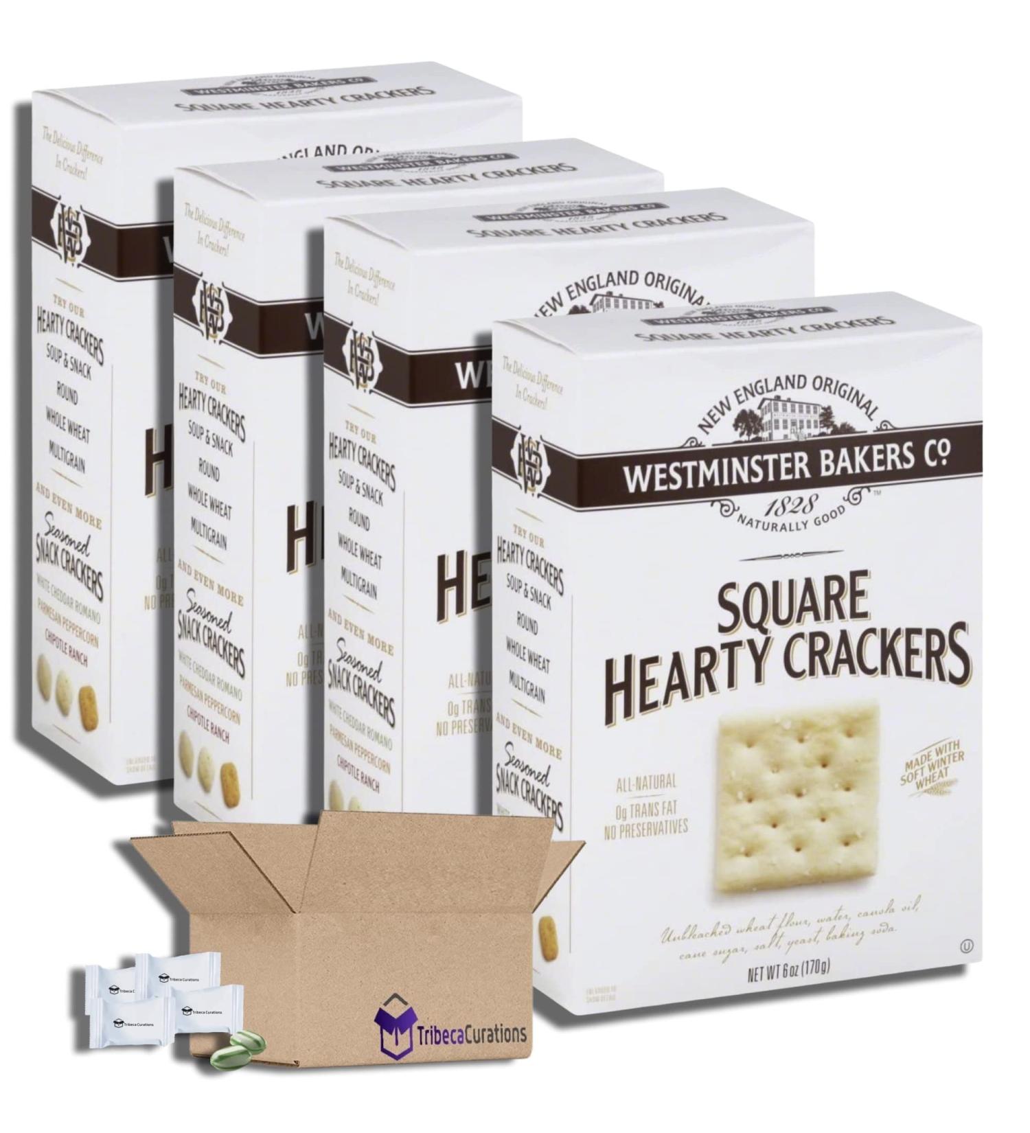 Westminster Tribeca Curations Hearty Crackers Value Pack Bundle | 6 oz | Pack of 4 | Includes Tribeca Mints - Buy Online on GoSupps.com