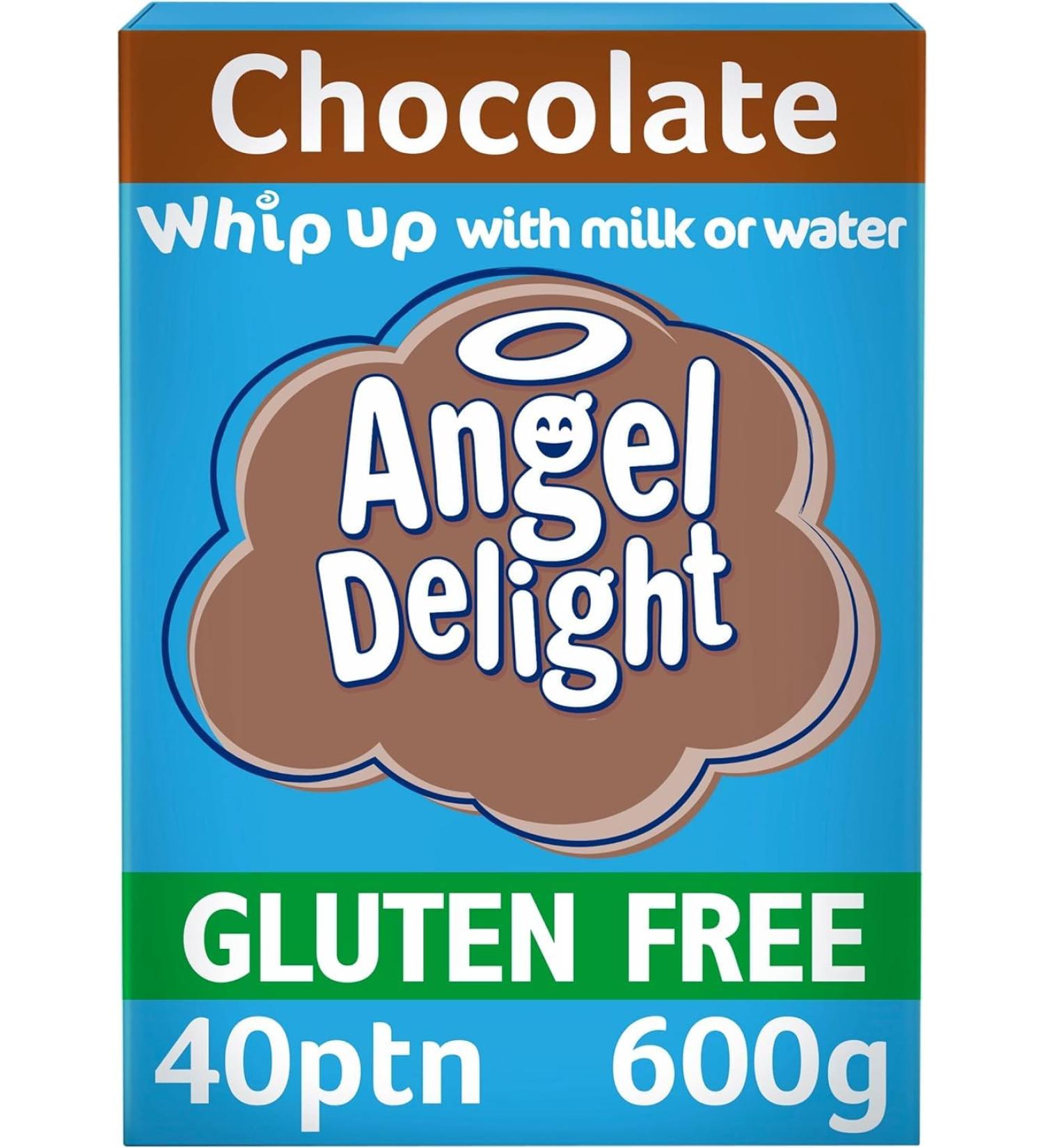 Angel Delight Smooth & Creamy Chocolate Flavour Dessert Mix - 600g Pack | Instant and Delicious - Buy Online on GoSupps.com