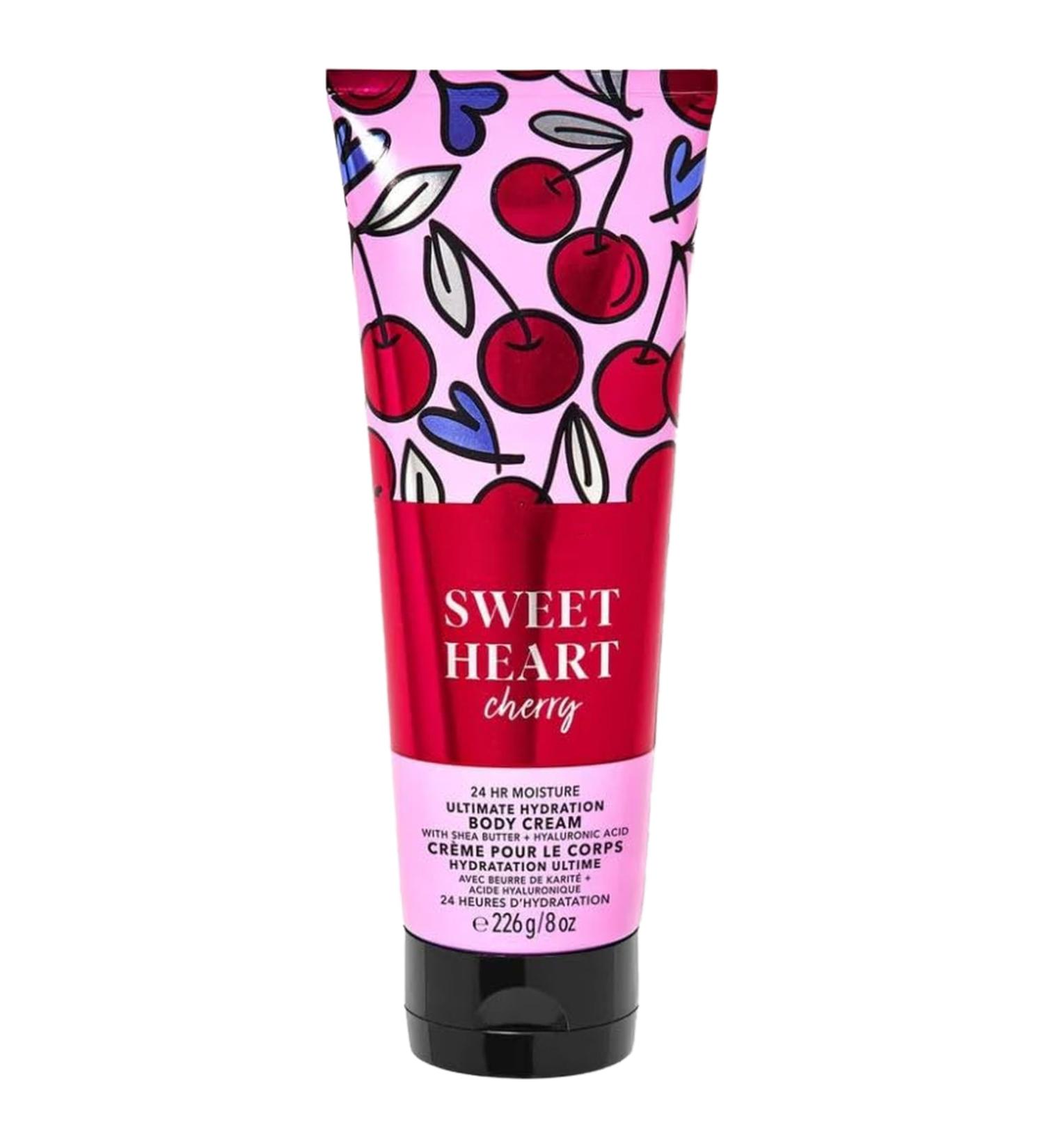 Bath and Body Sweet Heart Cherry Ultimate Hydration Body Cream | 8 Oz