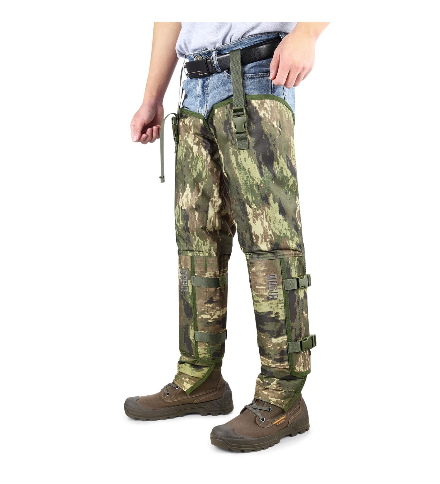 Lucky Clover Waterproof Snake Chaps - Durable Briar-Proof Hunting Chap - Lightweight Snake Guard Brush Protector - Camo Design - Buy Online on GoSupps.com