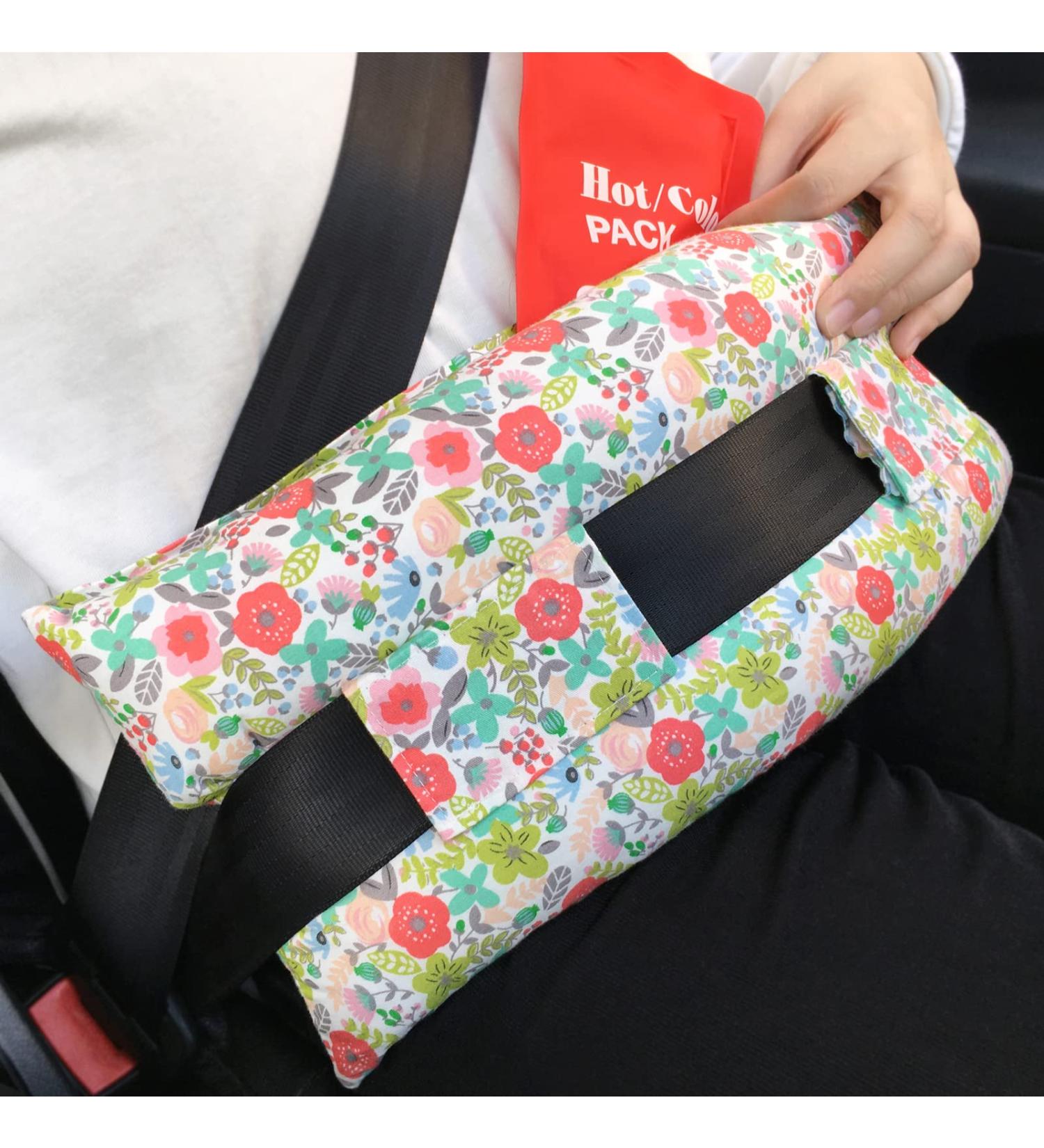 BNRendles Abdominal Seat Belt Pillow for Hysterectomy & Tummy Tuck Recovery - Ice/Hot Pocket, C-Section Post-Surgery Cushion with Hook N Loop Tape - Camellia - Buy Online on GoSupps.com
