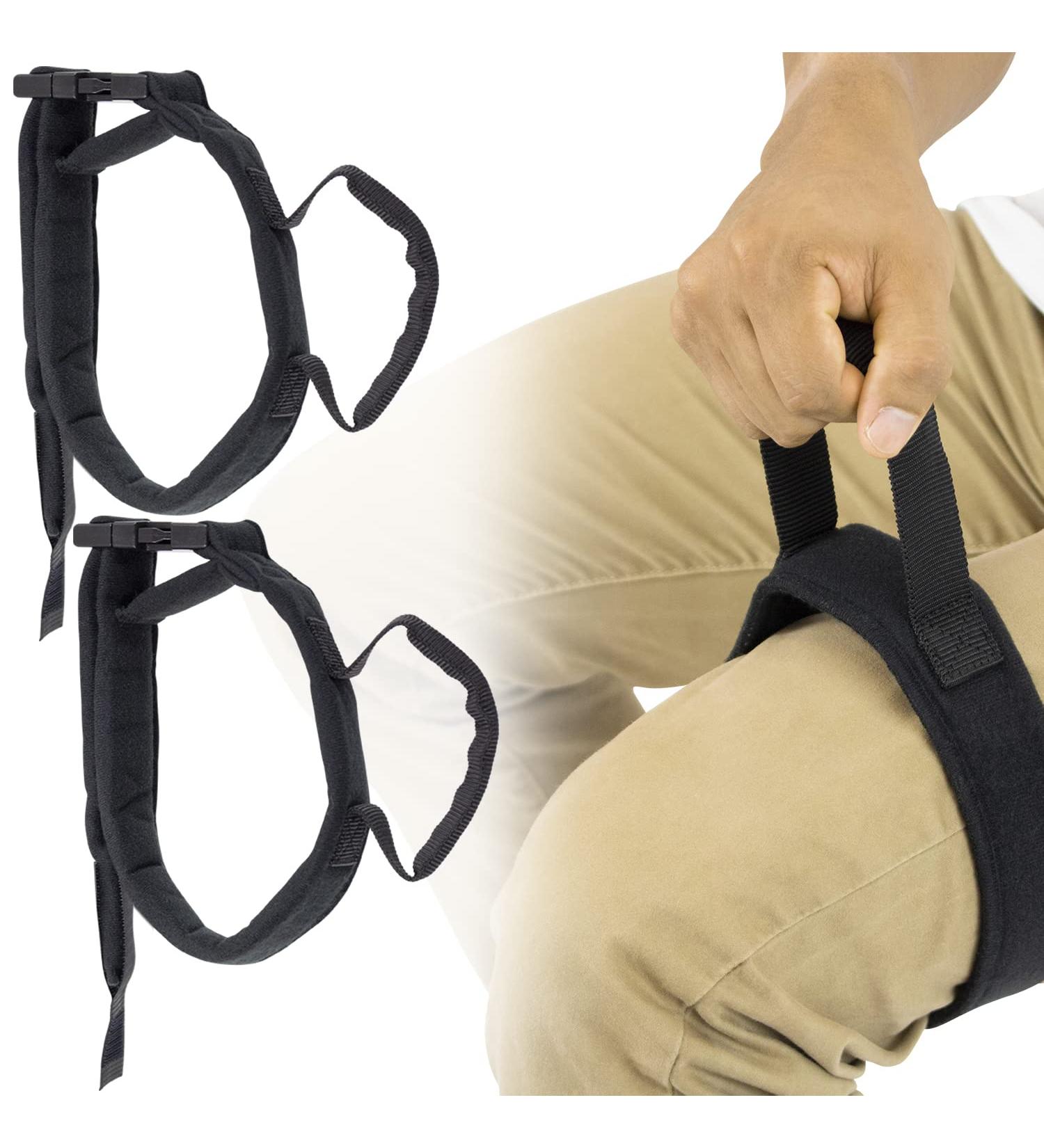 Vive Thigh Lifter Strap - Pull Up Assistance Band for Leg Movement - Transfer Device for Limited Mobility - Knee Recovery Aid for Elderly, Seniors, and Disabled - Buy Online on GoSupps.com
