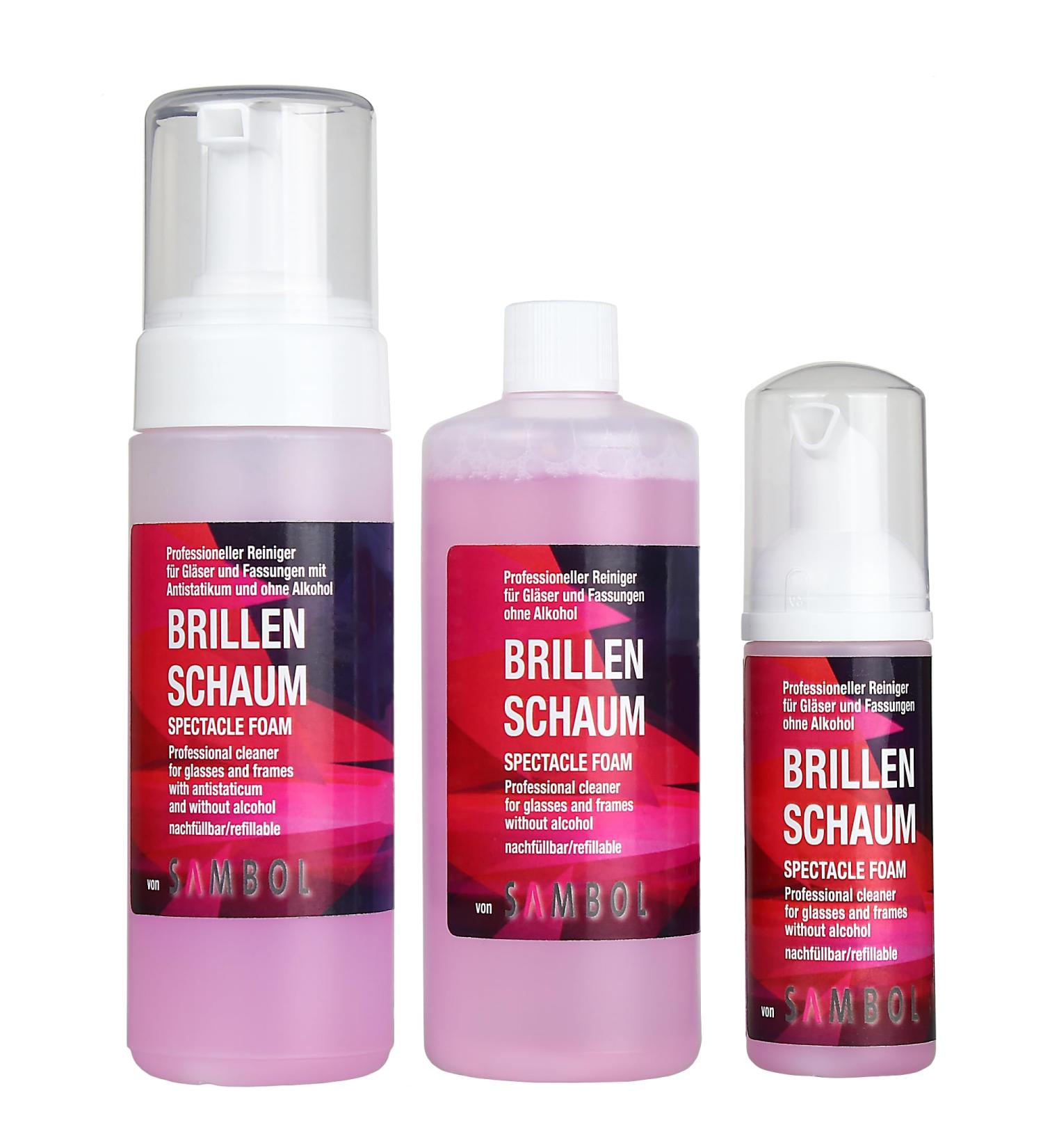 Streak-Free Glasses Cleaner Set - 400ml Alcohol-Free Foam for Gentle & Professional Cleaning - Buy Online on GoSupps.com