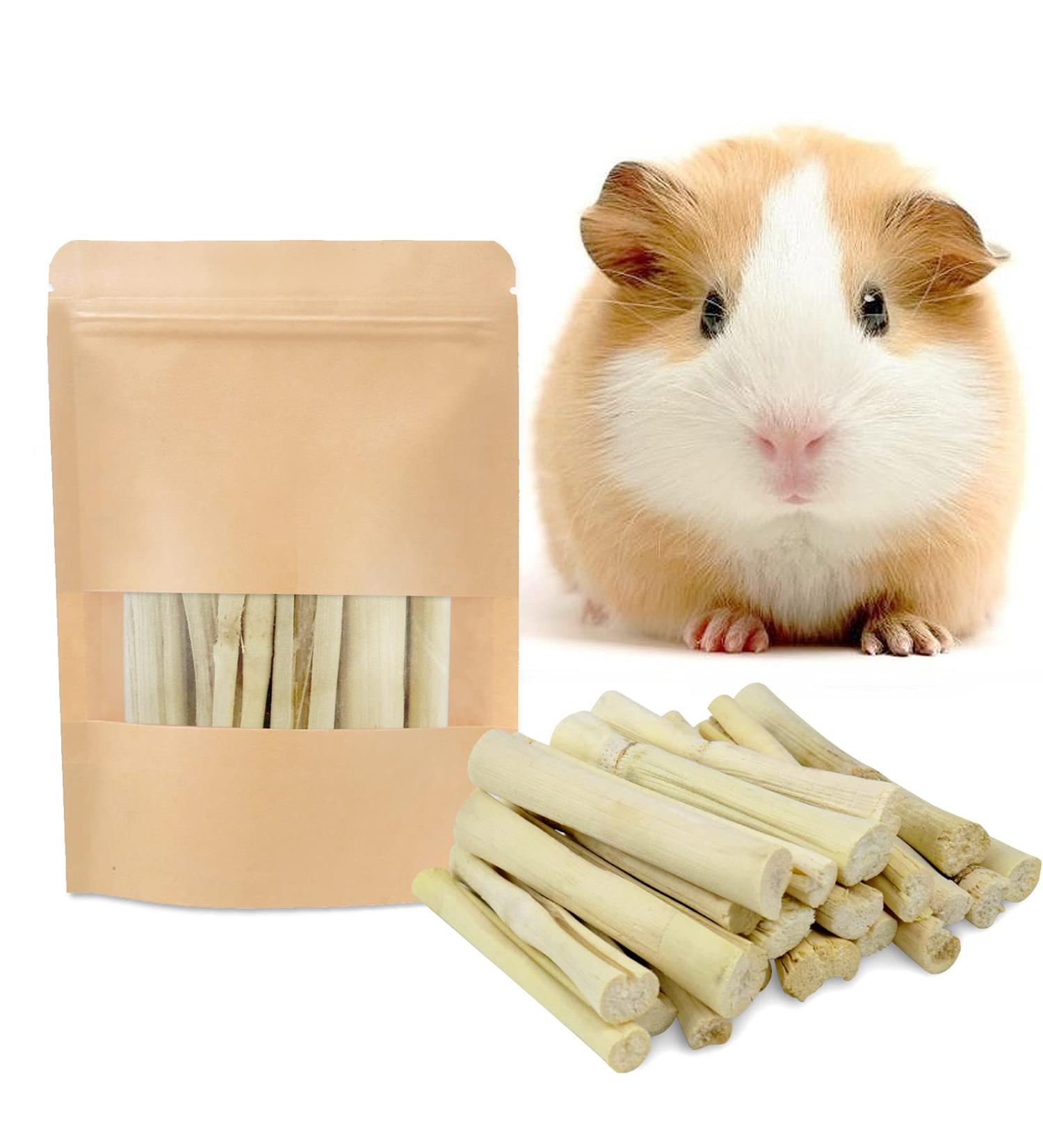 Barley Ears 300g Sweet Bamboo Sticks Chew Toys for Small Animals - Rabbit, Guinea Pig, Hamster, Gerbil - Teeth Cleaning and Boredom Breakers - Buy Online on GoSupps.com