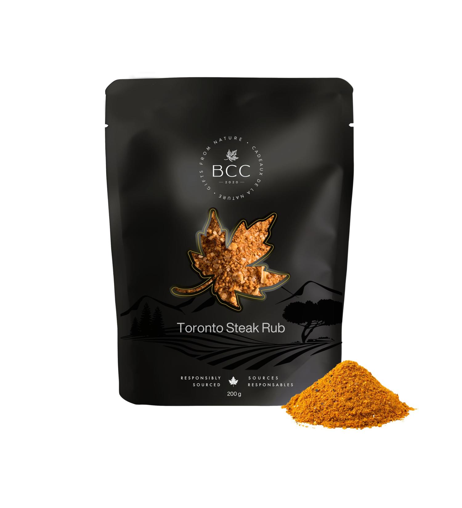 Toronto Inspired Steak Rub Premium Blend of Kosher Salt Black Pepper Garlic Onion Paprika Thyme Rosemary and Parsley Perfect for Grilling BBQ and Roasting - Buy Online on GoSupps.com