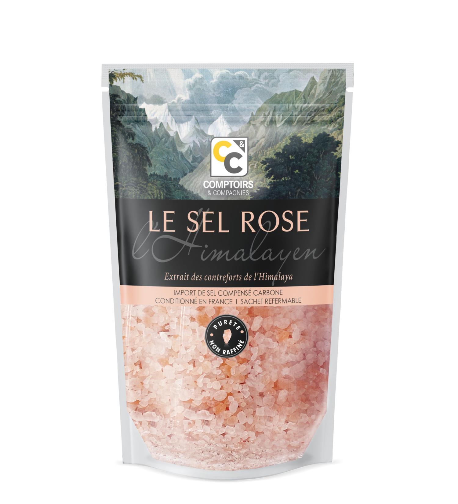 COUNTERS AND COMPANIES - Himalayan Pink Salt Crystals - Mill Compatible - Non Iodized and Unrefined - 1kg
