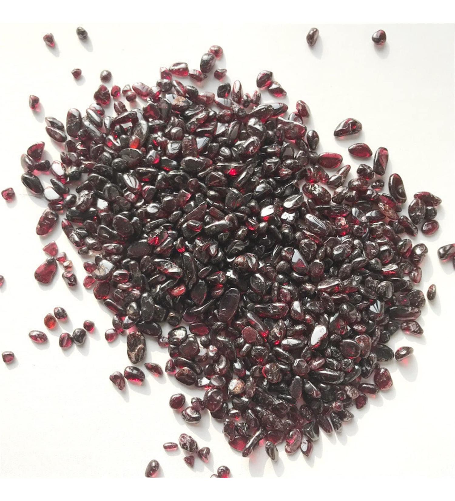 500g Natural Red Garnet Quartz Crystal Polished Stone Rock Gravel GemE04 Natural Stones and Minerals Stone Crystal Reiki - Buy Online on GoSupps.com