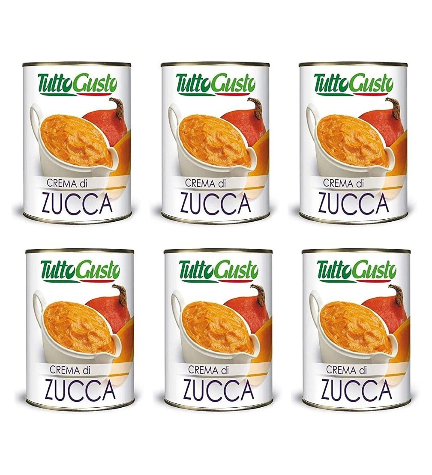 Tutto Gusto Tutto Gusto Crema di Zucca Pumpkin Cream 400 g Pack of 6