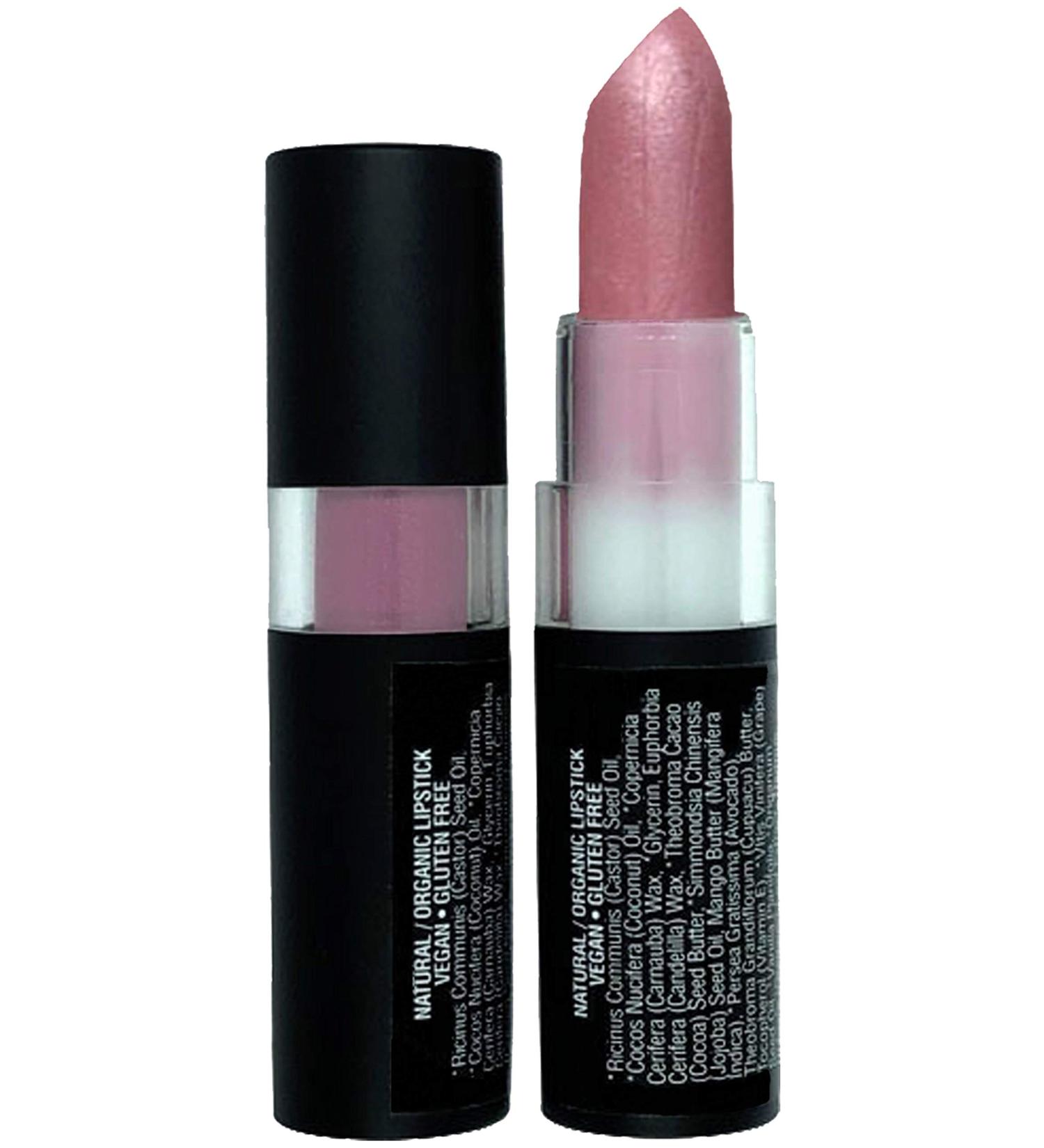 Mom's Secret Natural Lipstick - Organic, Vegan, Gluten Free, Cruelty Free - Sweet Pea Shade - 0.15 oz - Made in the USA - Buy Online on GoSupps.com