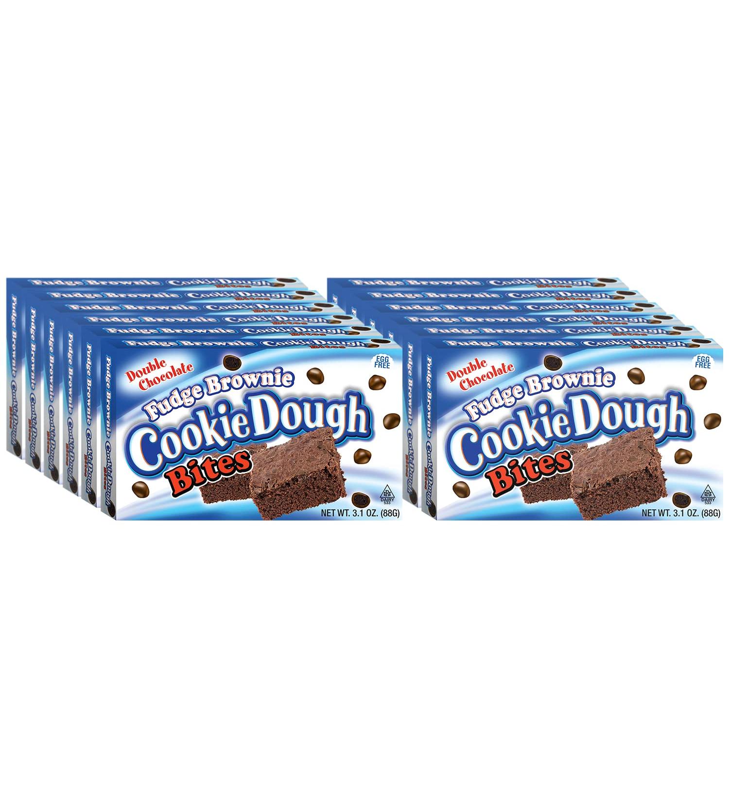 Theater Box Cookie Dough Bites Fudge Brownie 3.1 oz (x12 Units) - Buy Online on GoSupps.com