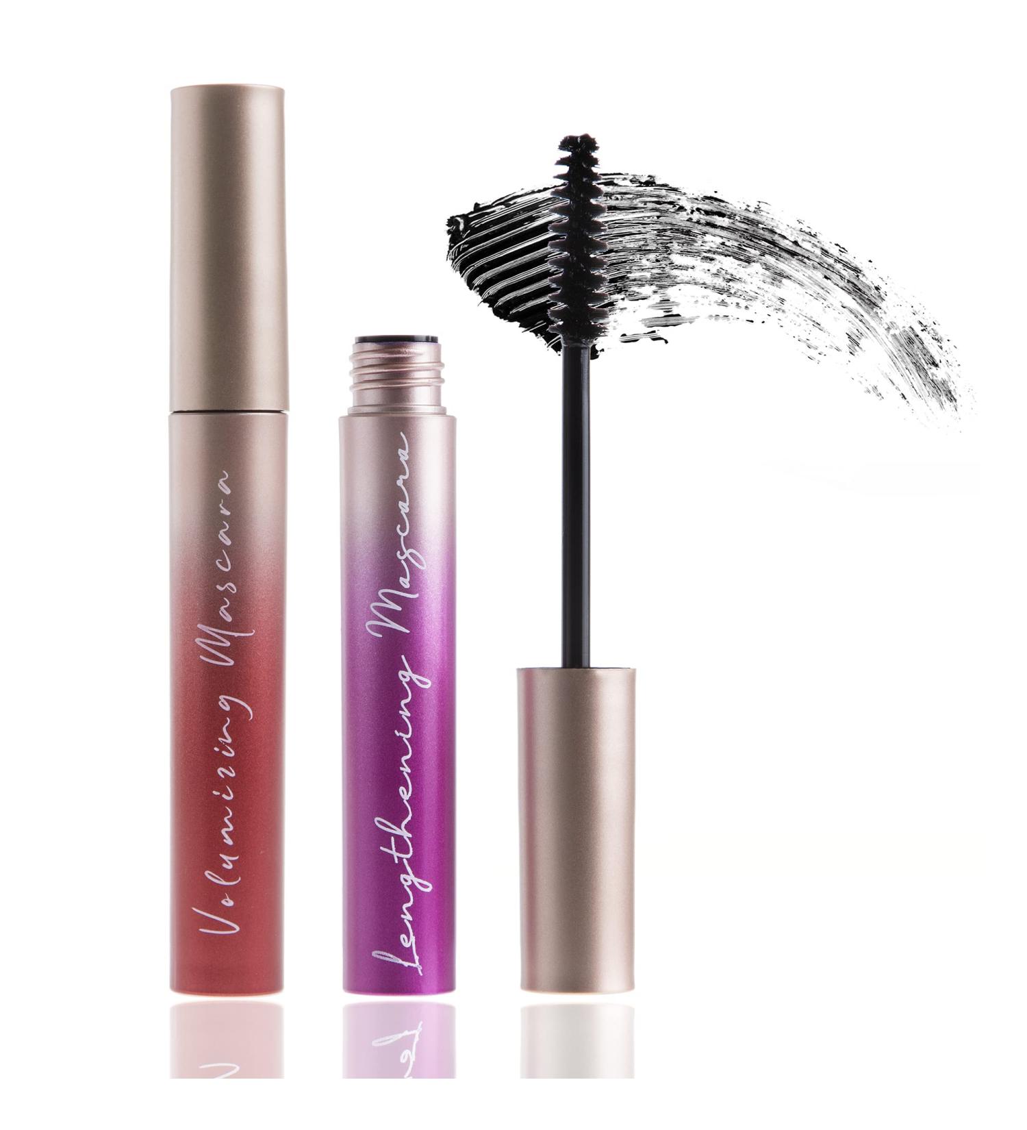 Nicole Miller Mascara Duo - Volumizing & Lengthening Black Mascara Set (2 Pack) for Women & Girls - Buy Online on GoSupps.com