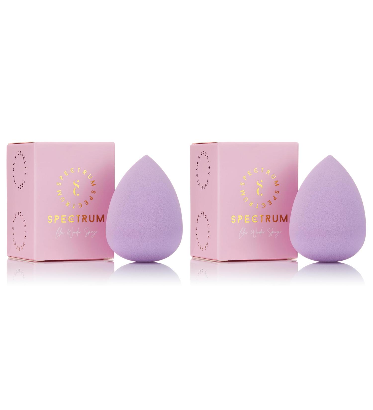 Wonder Makeup Sponge - Latex Free Beauty Blender for Flawless Foundation & Concealer | Lilac Duo Pack - Buy Online on GoSupps.com