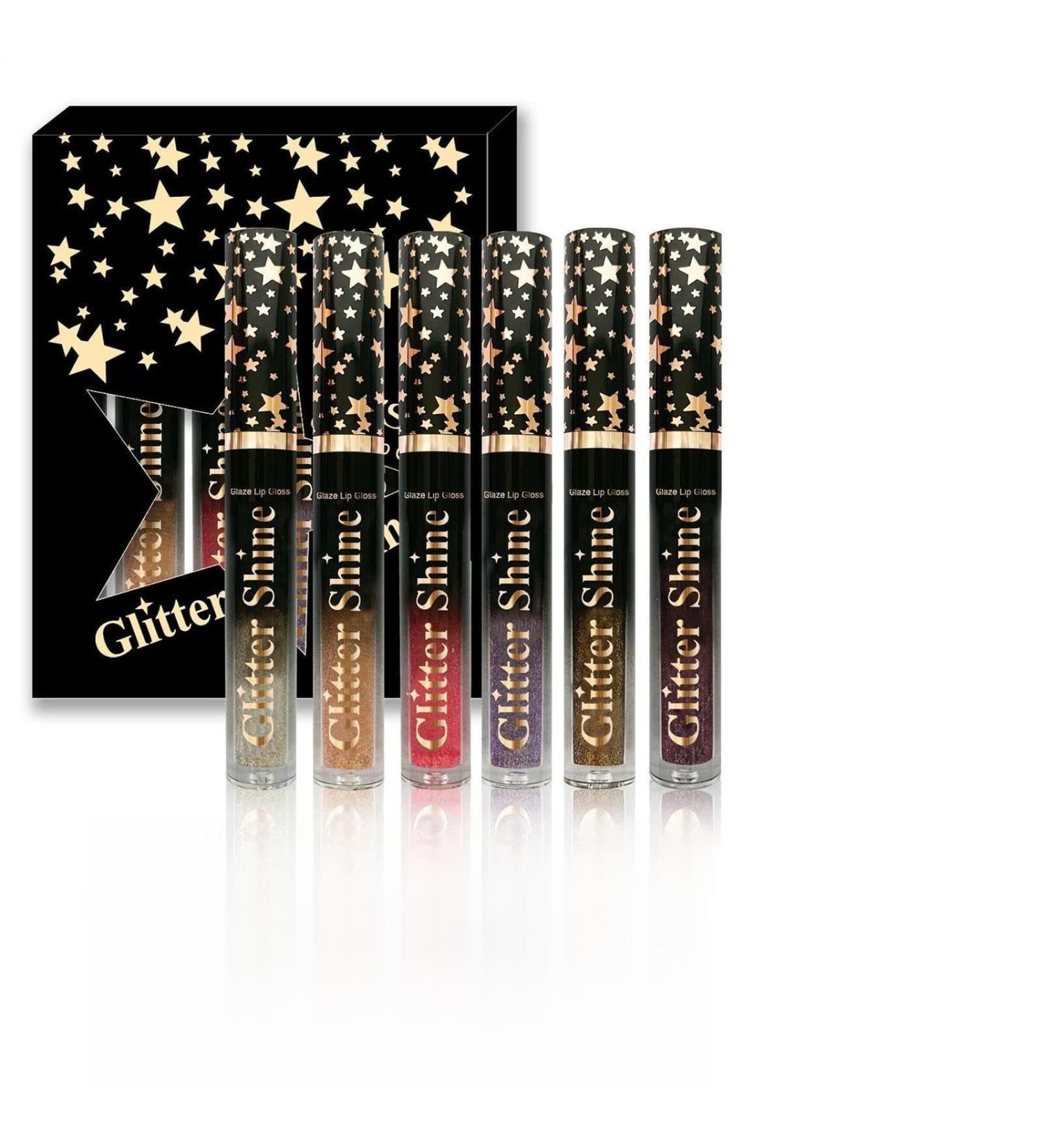 Shiny Lip Gloss6color Moisturizing Lip Gloss 25ml High Shine Liquid Lipstick for Women and Girls Wedding Home Birthday Work Vacation Date Travel - Buy Online on GoSupps.com