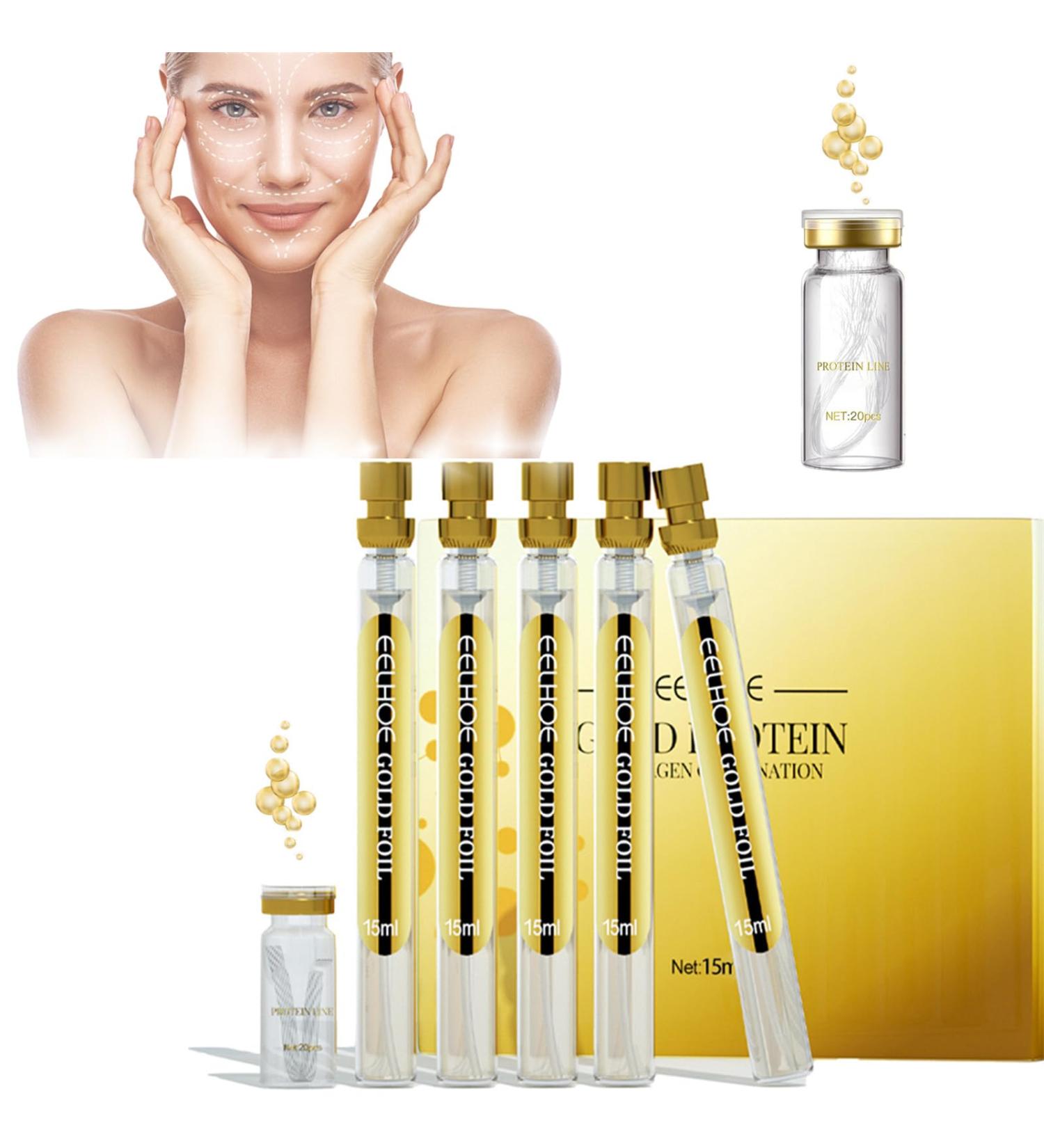 InstaLift Protein Thread Lifting Set Collagen Silk Threads for Silk Thread Lifting Thread Lifting for Skin Tightening Lifting Face for Lifting the Jawline 15 ml + 20 Pieces - Buy Online on GoSupps.com