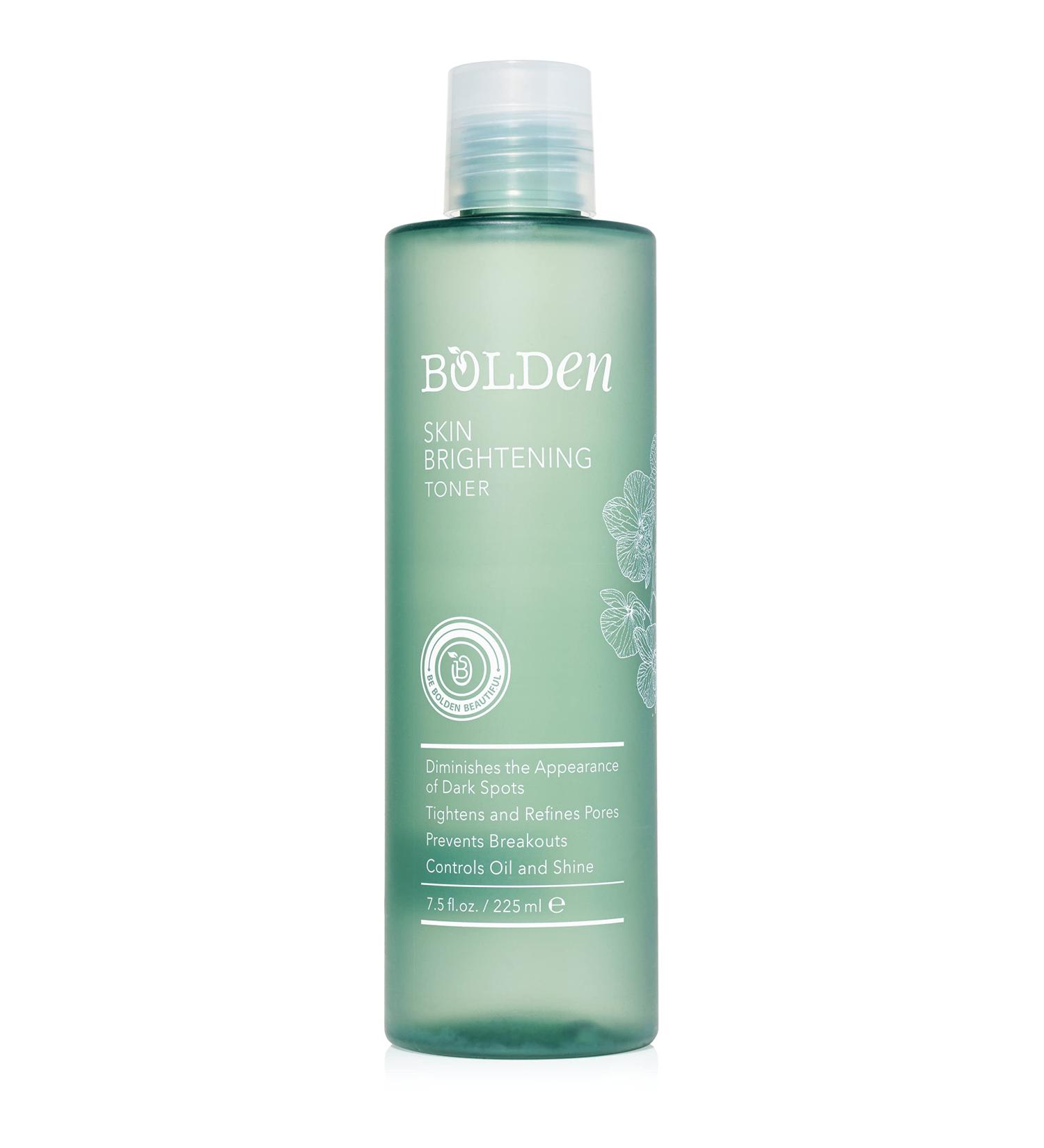 Bolden Skin Brightening Toner with AHA Glycolic Acid, Niacinamide, and Hyaluronic Acid - 8.0 Fl Oz - Buy Online on GoSupps.com