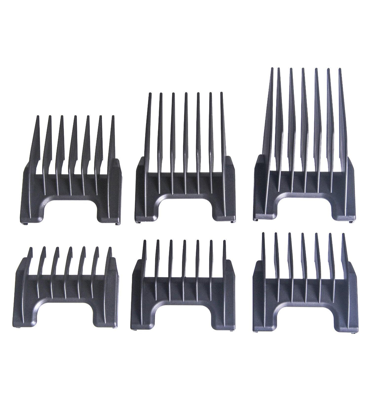 Moser Wahl Ermila Comb set for hair clippers 6 pieces 3-25 mm