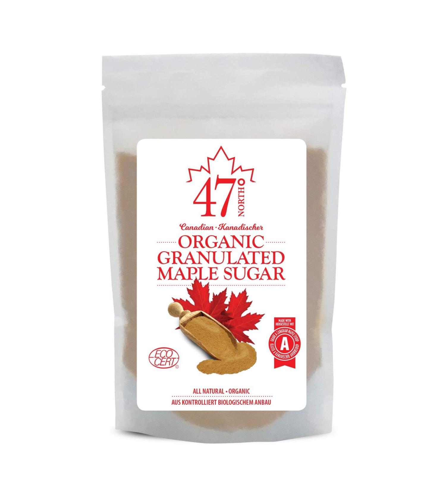 47 North Canadian Organic Maple Sugar Single Source 250g (12 bag a 250g)