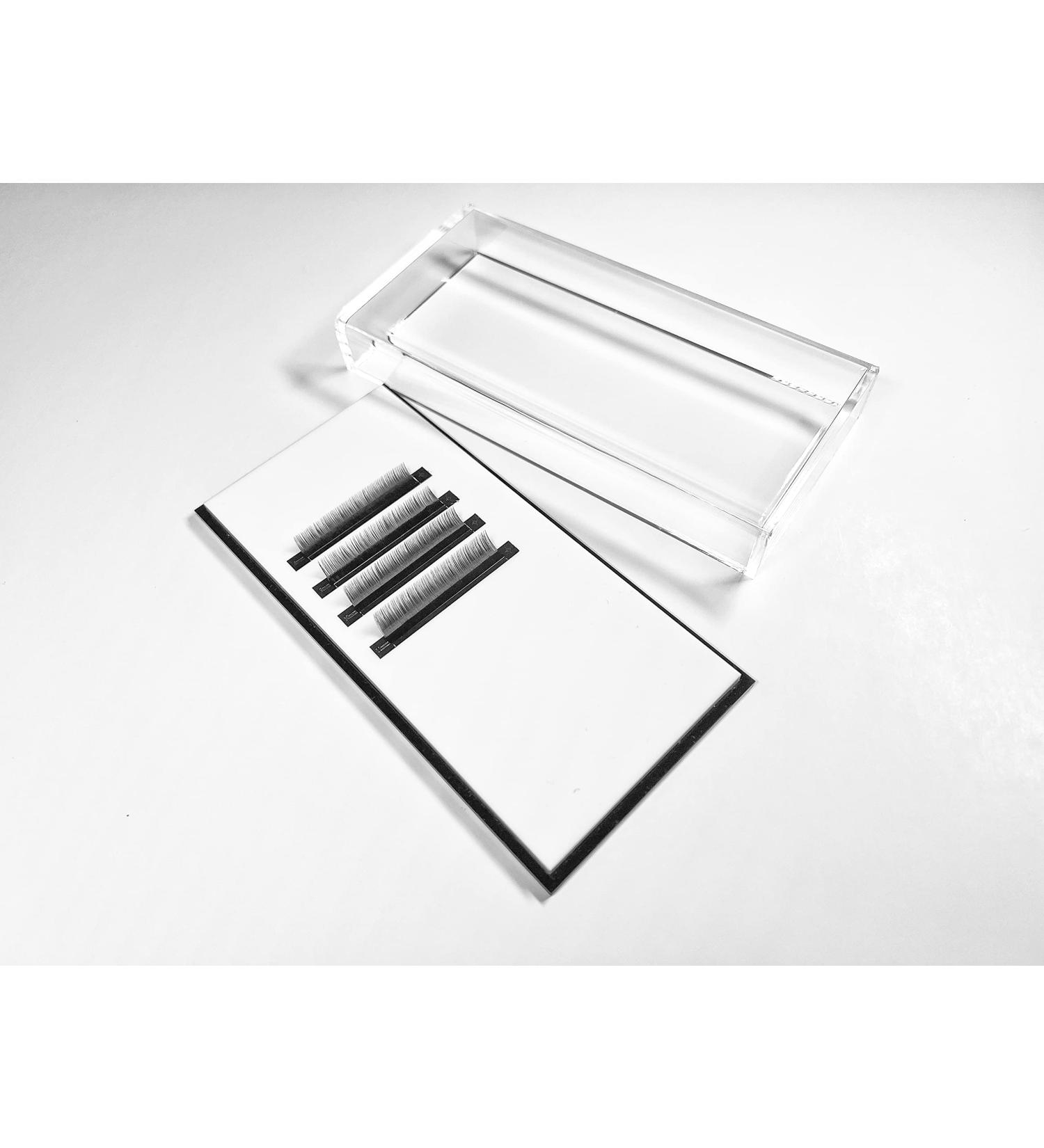 Acrylic Lash Tile Storage Box - Washable Reusable & Perfect for Classic Volume & Mega Volume Lashes - International Shipping Available - Buy Online on GoSupps.com