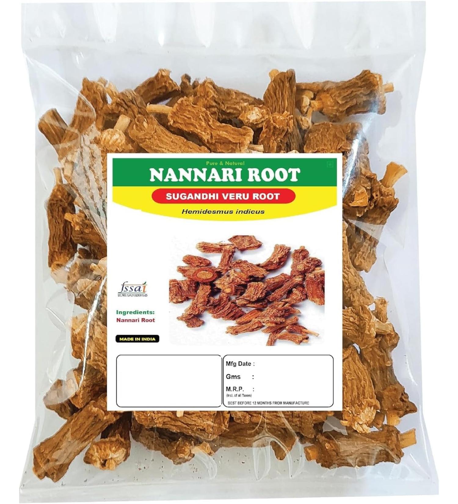RUVA Nannari Roots - Pack of 2 x 50g - Sugandhi Veru - Buy Online on GoSupps.com