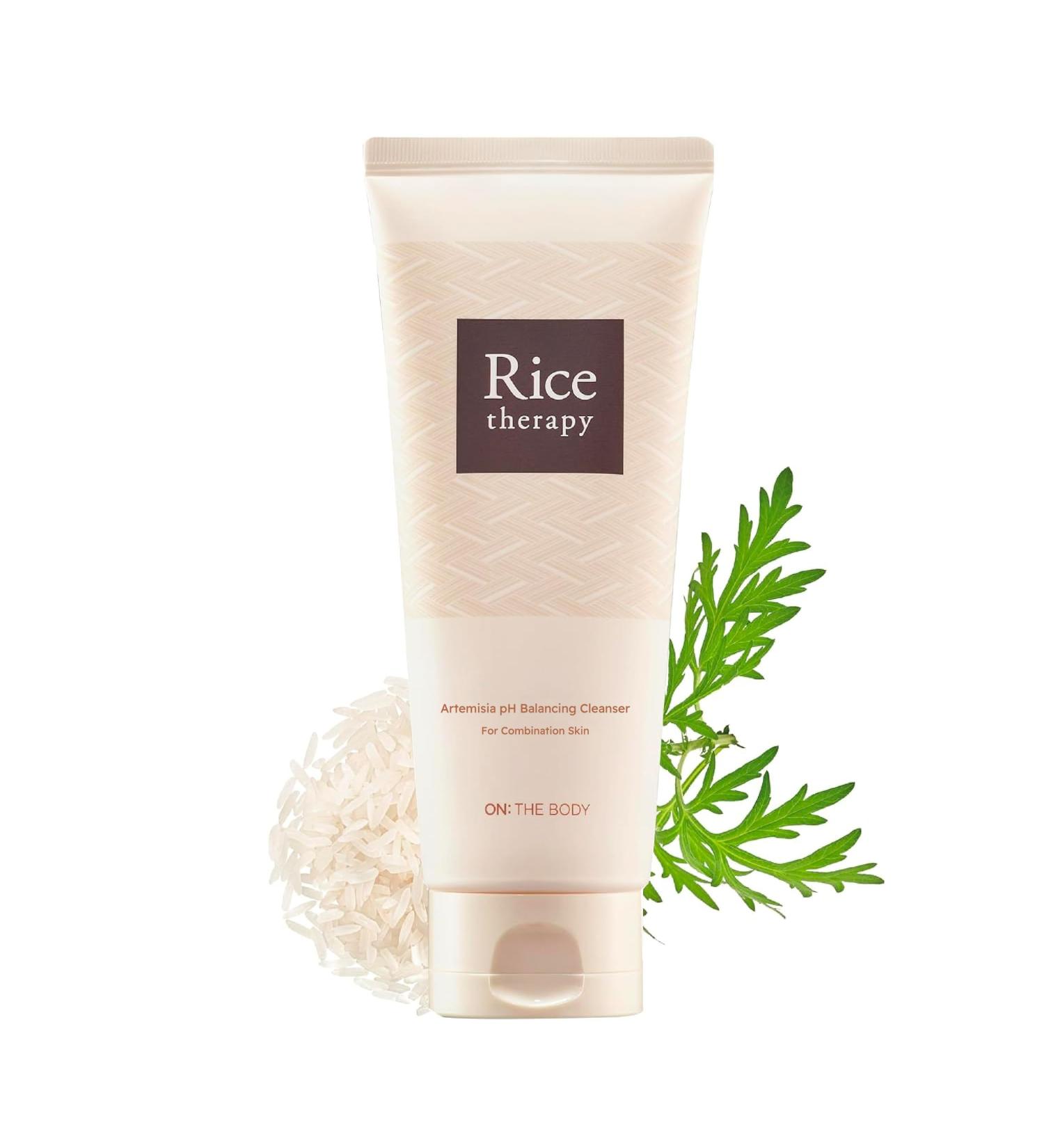 Rice Therapy Artemisia Foam Cleanser 5.1fl oz - Gentle Moisturizing Face Wash for Sensitive Skin | Daily Hydrating Facial Foam for Radiant Smooth Skin - International Shipping Available - Buy Online on GoSupps.com
