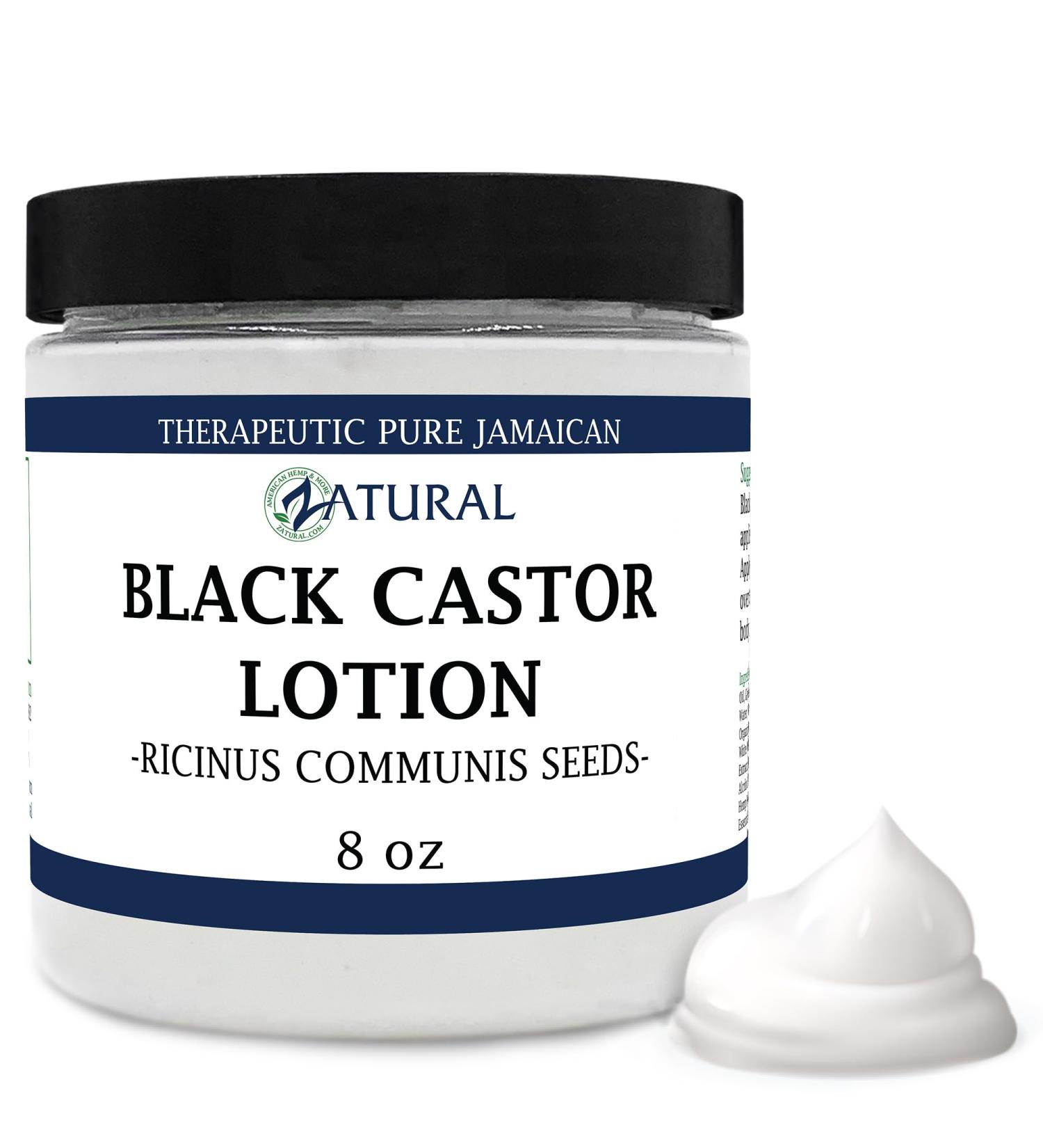 Zatural Jamaican Black Castor Oil Lotion - 8 Oz | Nourishing Hair & Skin Moisturizer - International Shipping Available - Buy Online on GoSupps.com