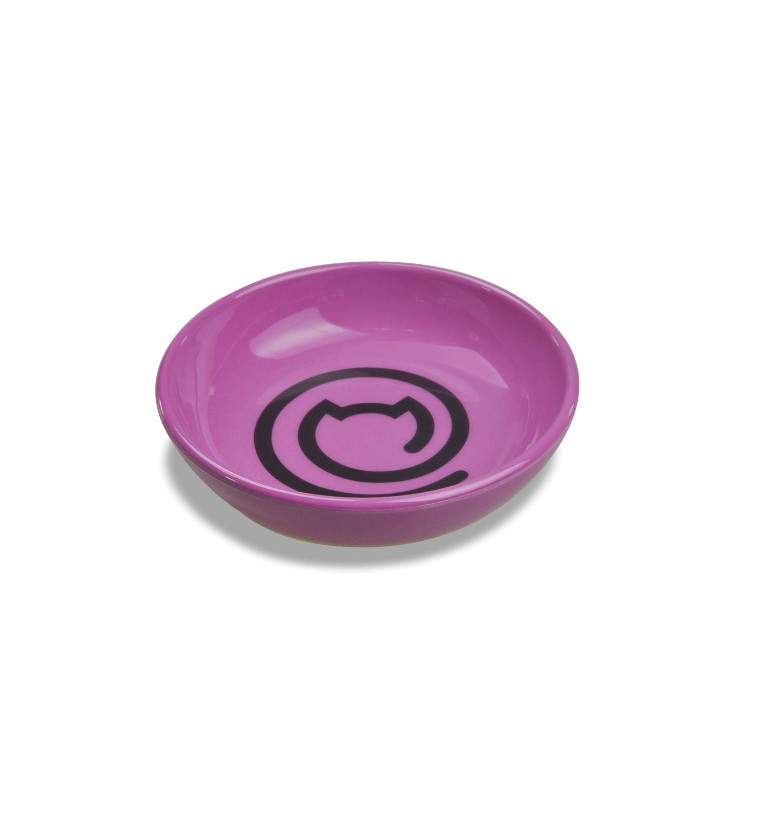 Van Ness Pets EcoWare Whisker-Friendly Cat Bowl - Wide Dish, 8 oz, Fuschia - Buy Online on GoSupps.com