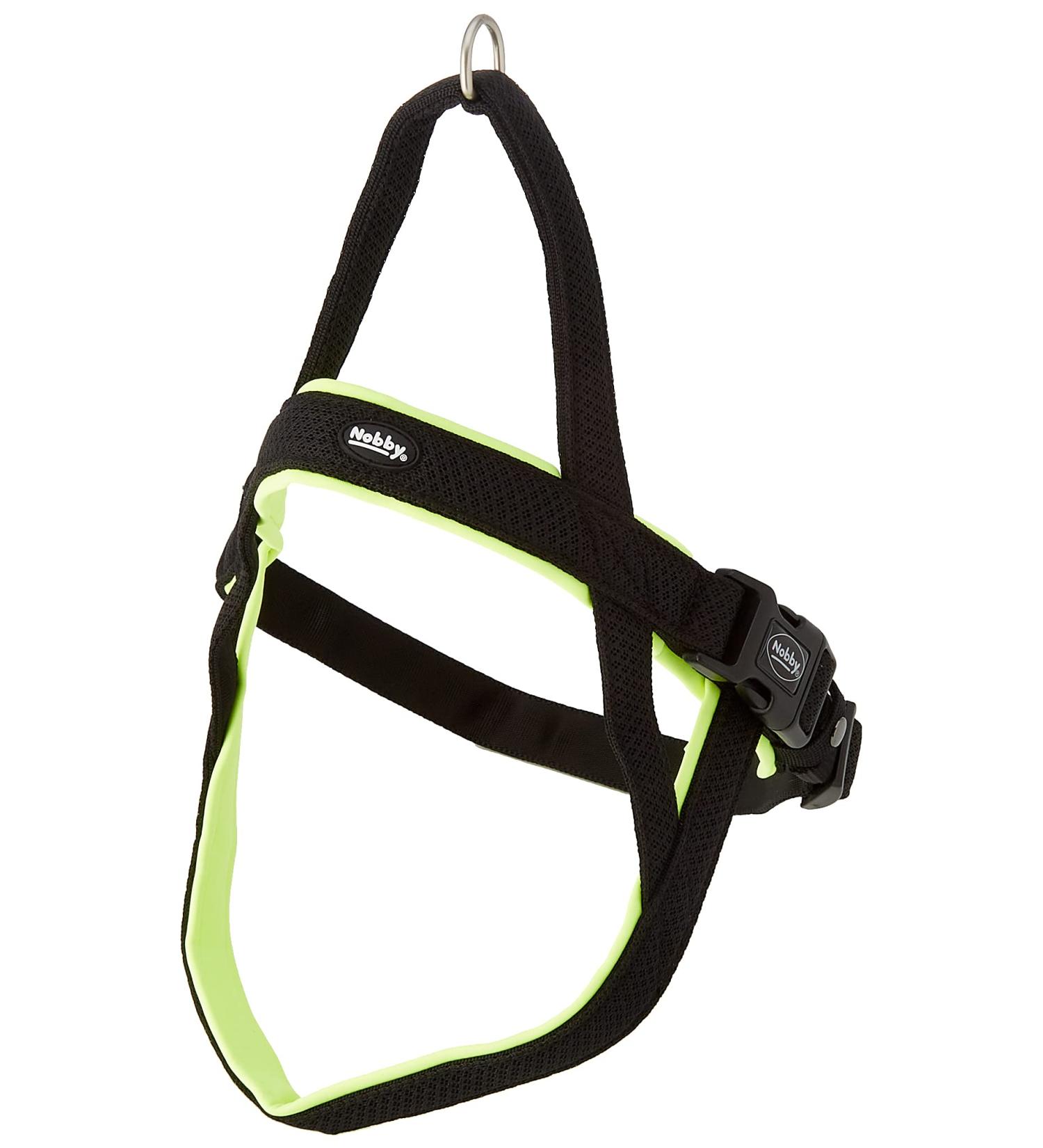 Nobby Norwegian Harness Mesh Preno - Neon Yellow L (60-76 cm + 46 cm) 25/35 mm Width | International Shipping Available - Buy Online on GoSupps.com