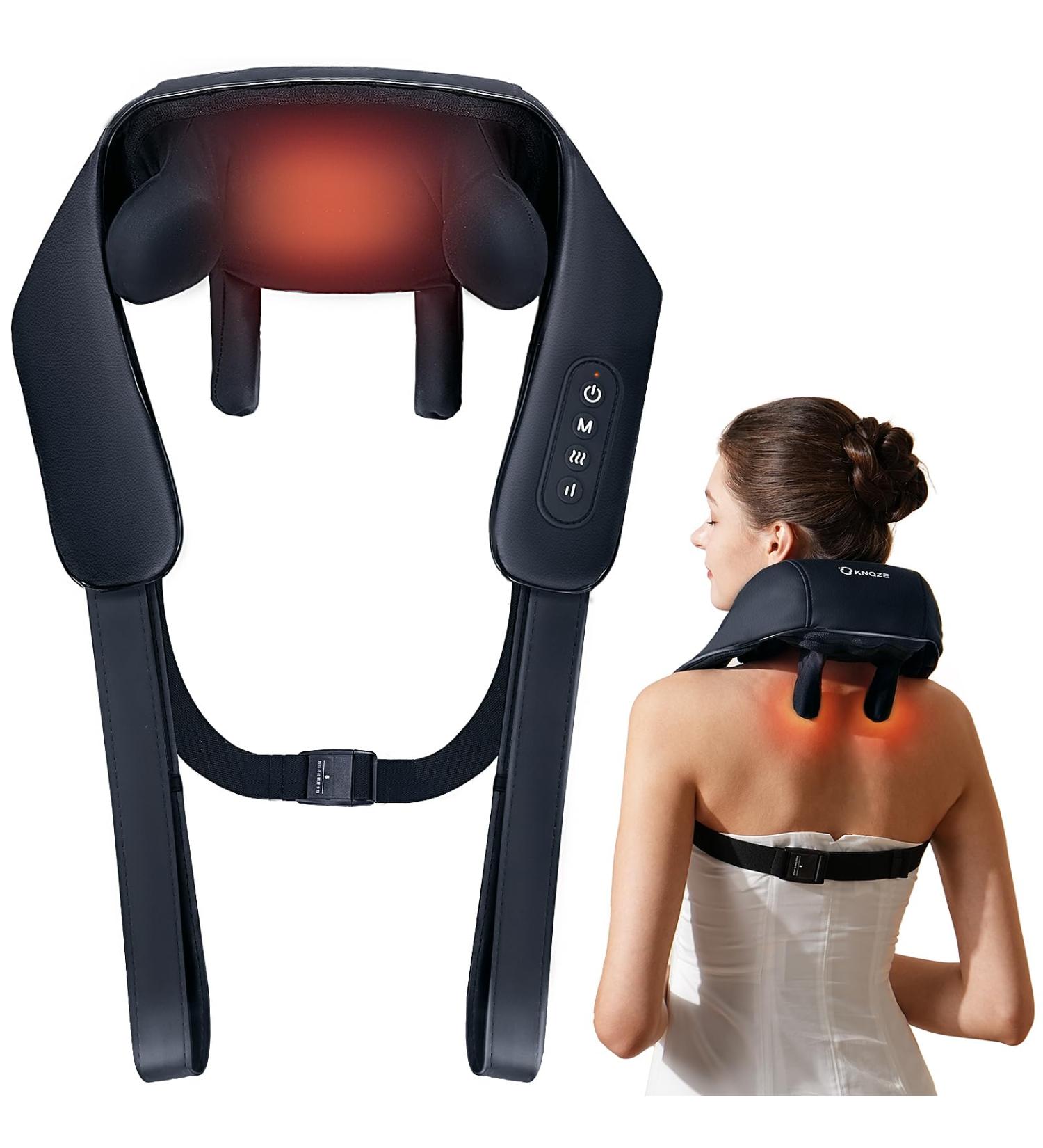 Knqze 3D Neck Massage Device - Deep Tissue Relief for Neck Shoulders & Legs | Perfect Gift for Men & Women - KN6-NM Blue - Buy Online on GoSupps.com
