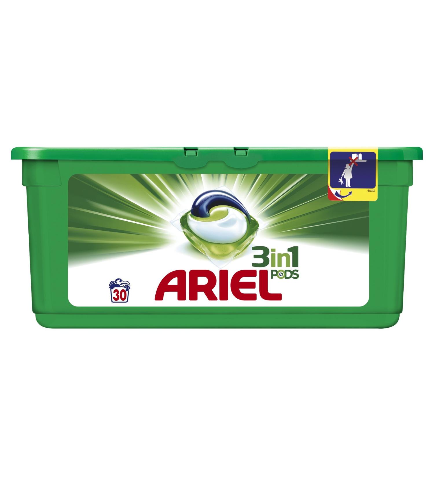 Ariel 3 in 1 Pods Regular Washing Tablets 30 Washes - Fresh Scent - 30 Count - Buy Online on GoSupps.com
