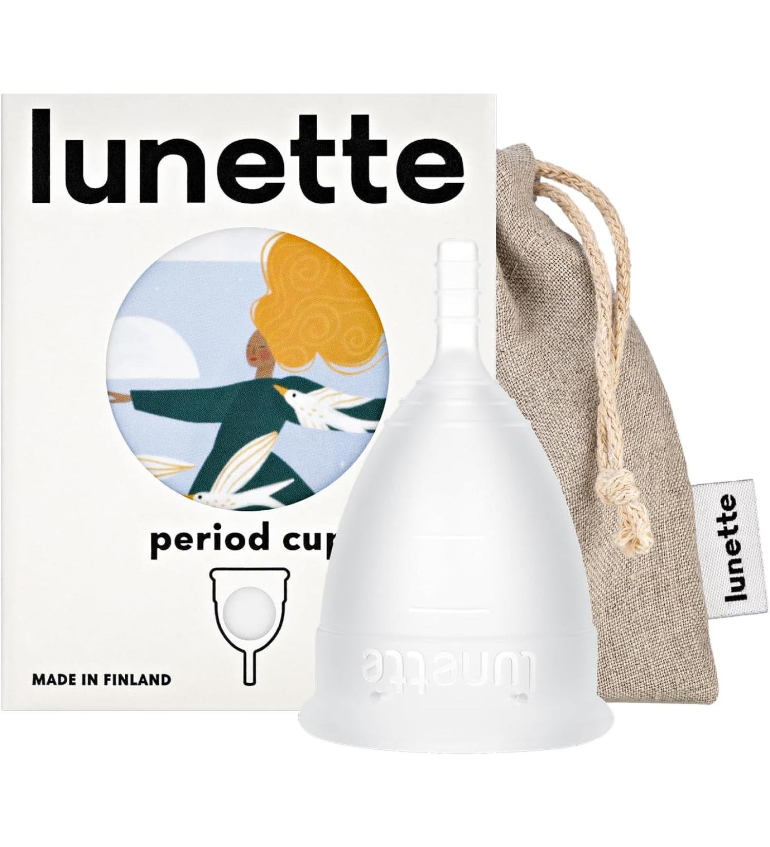 Lunette Menstrual Cup Model 2 Clear - Eco-Friendly Reusable & Comfortable - Buy Online on GoSupps.com