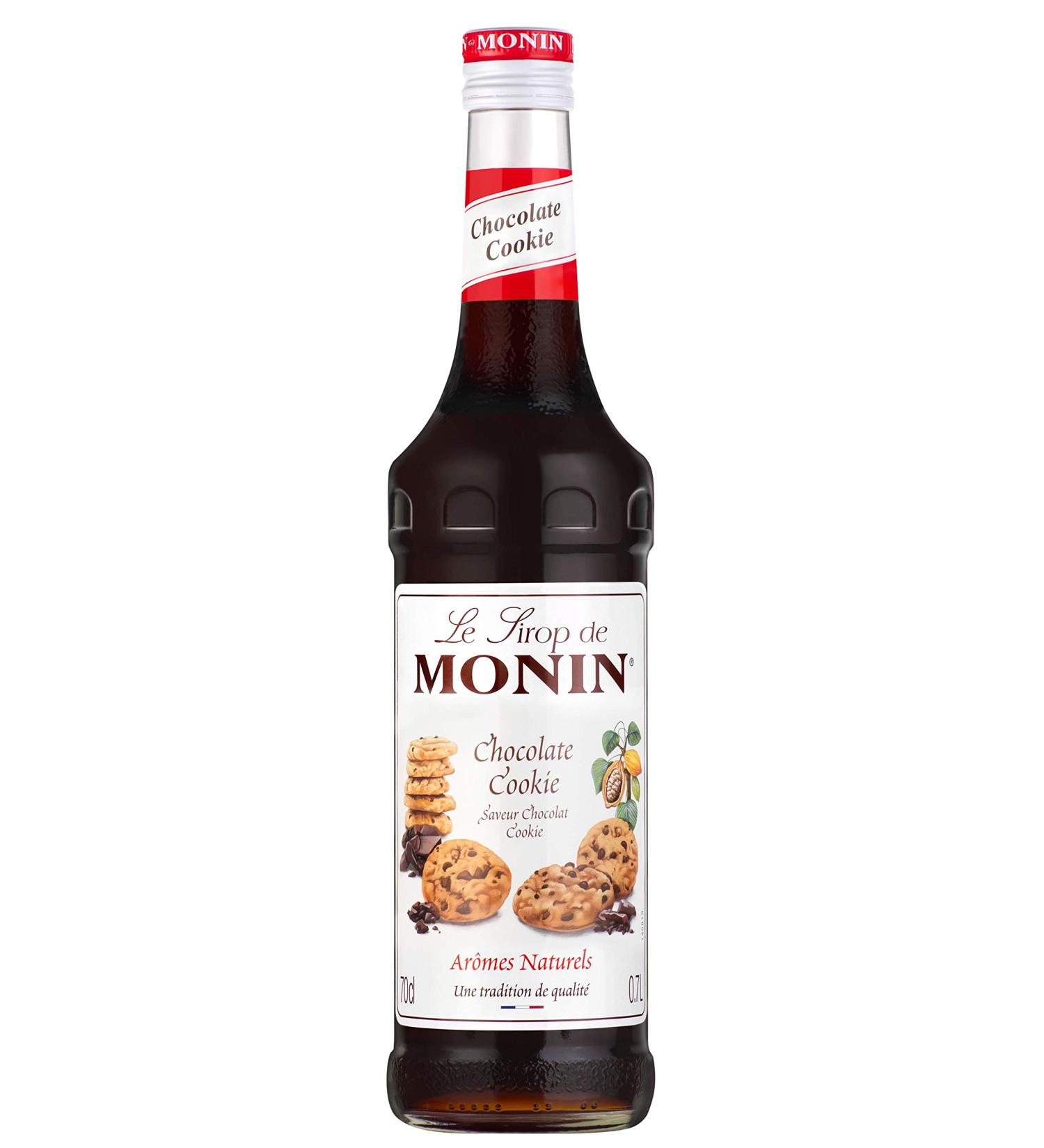 MONIN Cookie Chocolate Syrup for Coffee Cappuccino and Hot Chocolate - Natural Flavors - 70cl