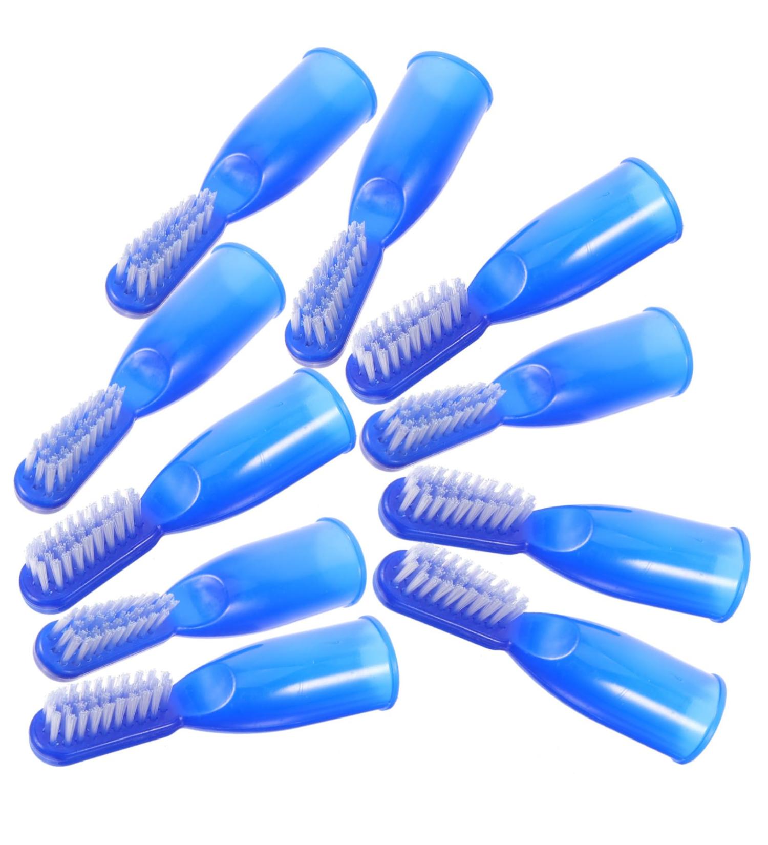 Homsfou 10PC Travel Toothbrush Set - Portable Finger Toothbrushes for Oral Care & Cleaning - Ideal for Home & Travel | International Shipping Available - Buy Online on GoSupps.com