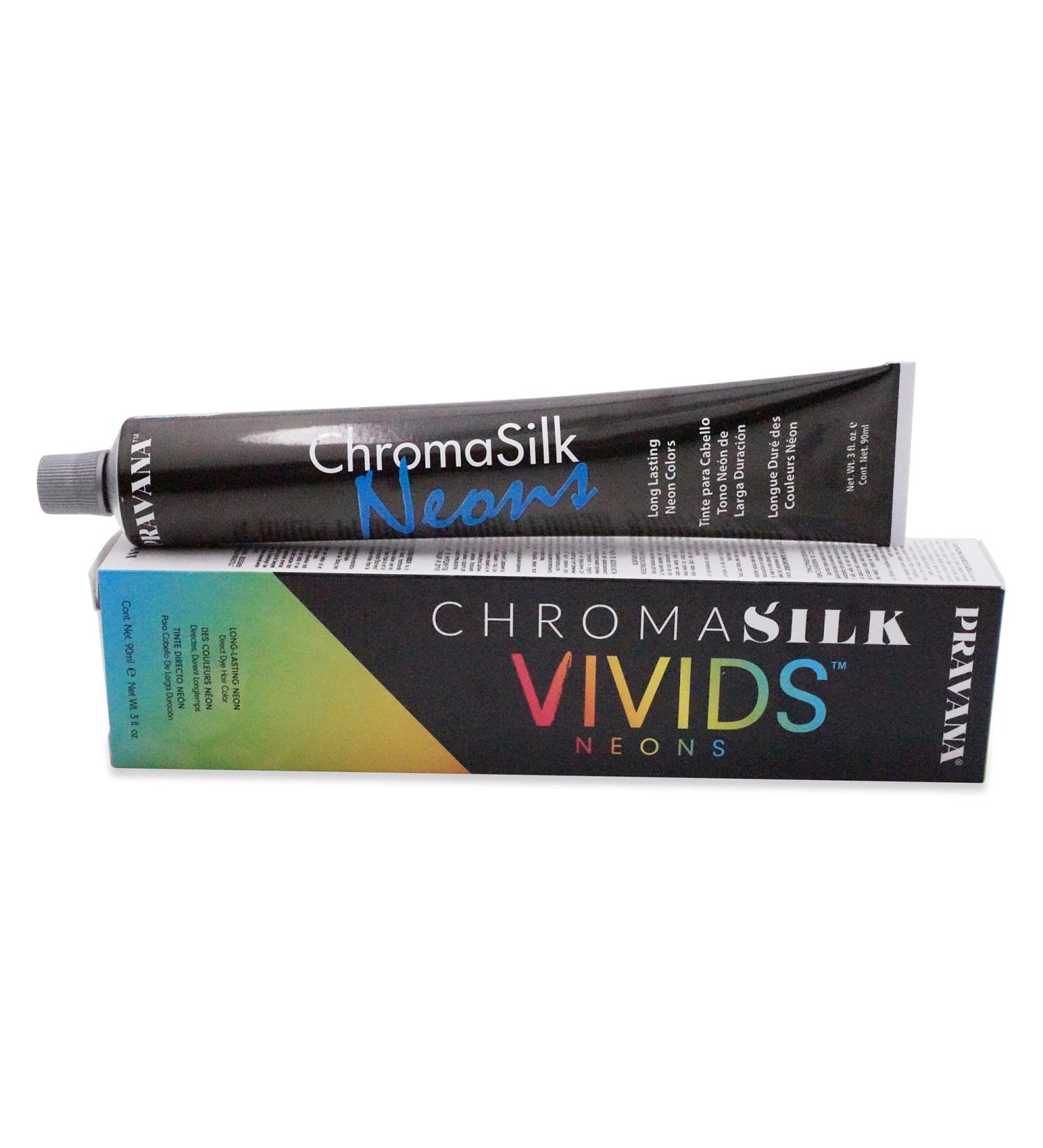 Pravana ChromaSilk Vivids Neon Blue - Vibrant and Long-Lasting Hair Color - Buy Online on GoSupps.com