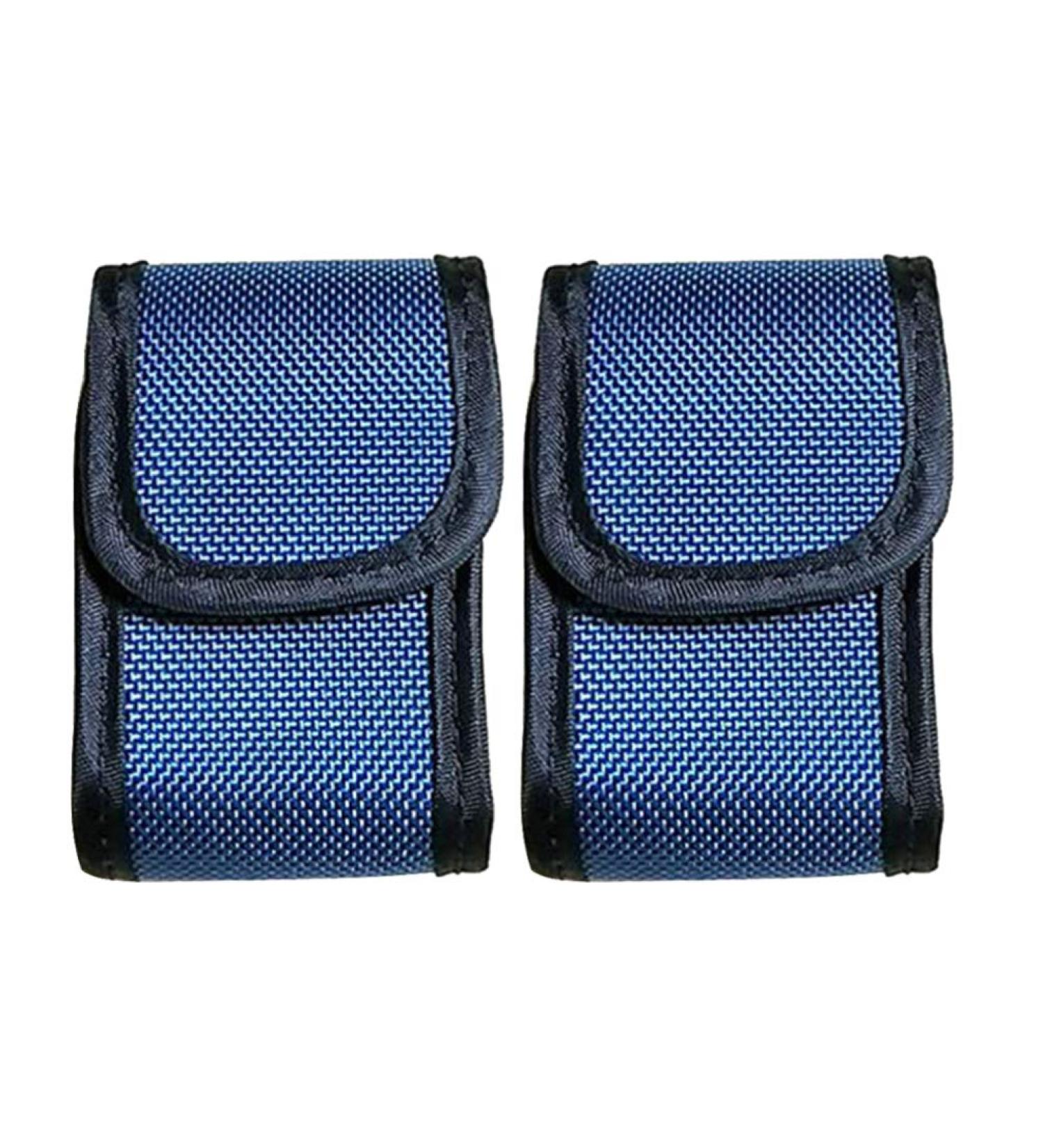 EXCEART Storage Case for Fingertip Pulse Oximeter Blood Oxygen Saturation Monitor Empty Portable Travel Carry Protective Pouch Oxford 2pcs Blue - Buy Online on GoSupps.com