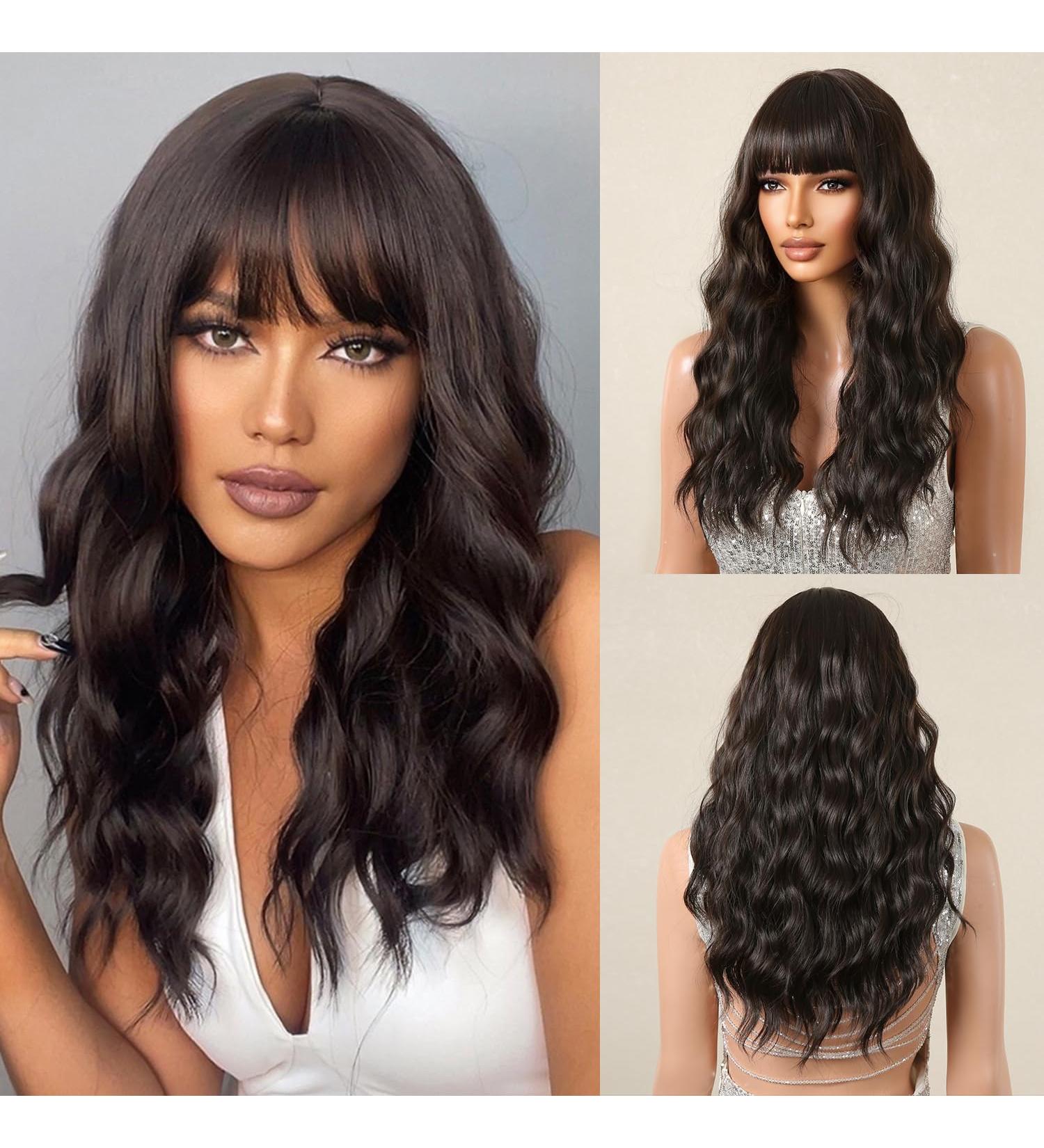 Shop Testar Brown Wigs for Women | Shoulder-Length Wavy & Curly Synthetic Heat-Resistant Wigs for Everyday & Cosplay - Buy Online on GoSupps.com