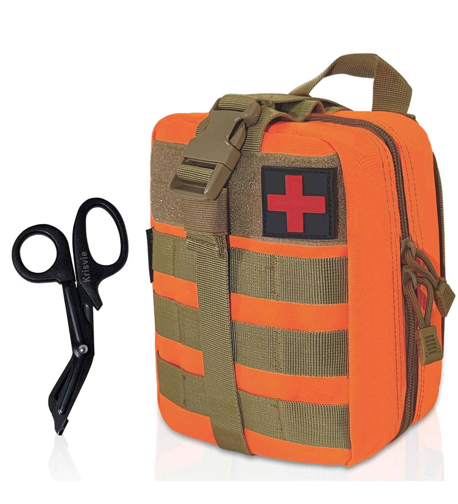 Buy Crisis First Aid Bag | Molle Tactical EDC IFAK Pouch for Outdoor & Travel | Premium Camping Gadgets - Buy Online on GoSupps.com