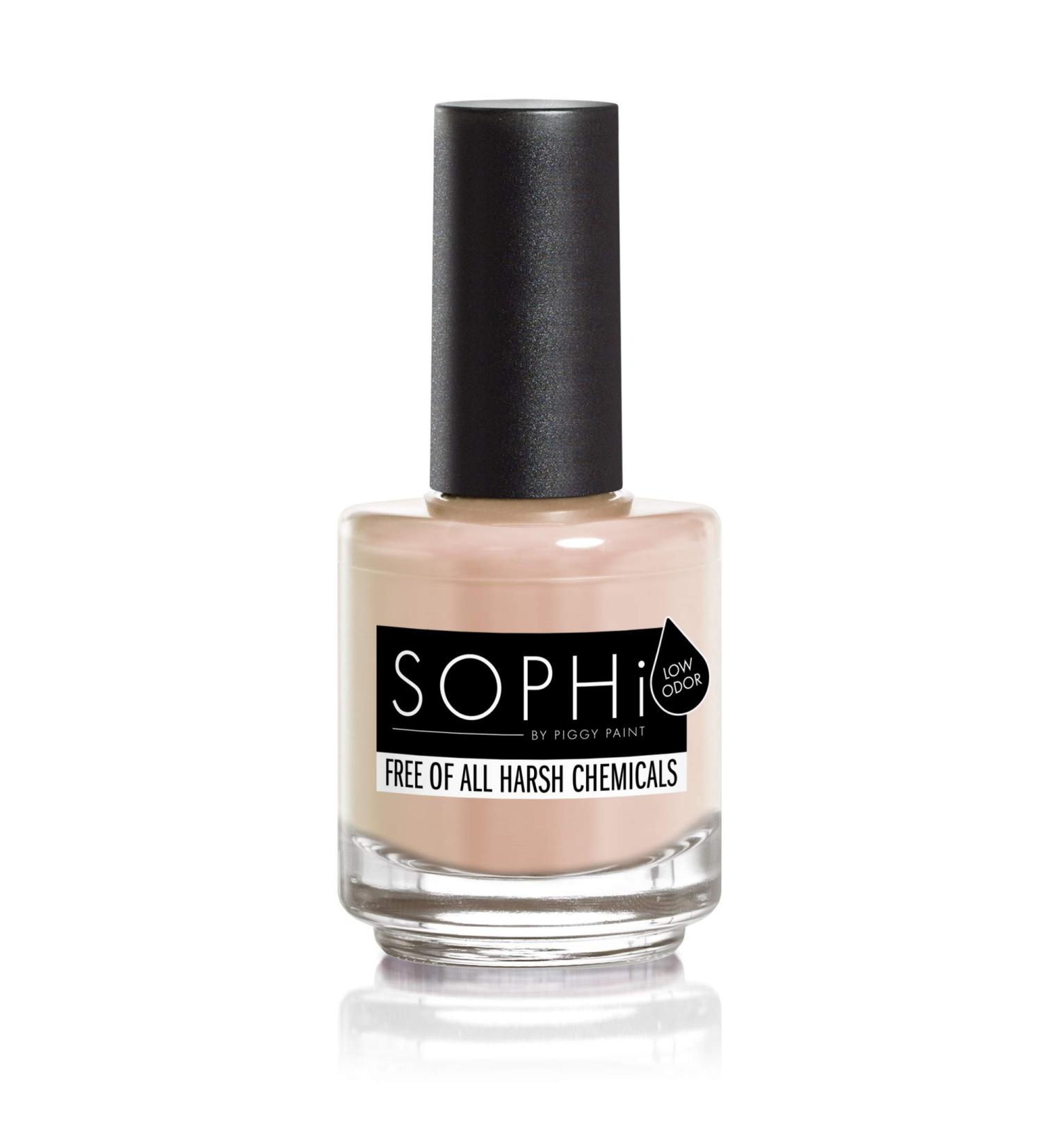 SOPHi Non-Toxic Vegan Nail Polish in French Latte - Low Odour, Cruelty-Free & Neutral Creamy Colour - Buy Online on GoSupps.com